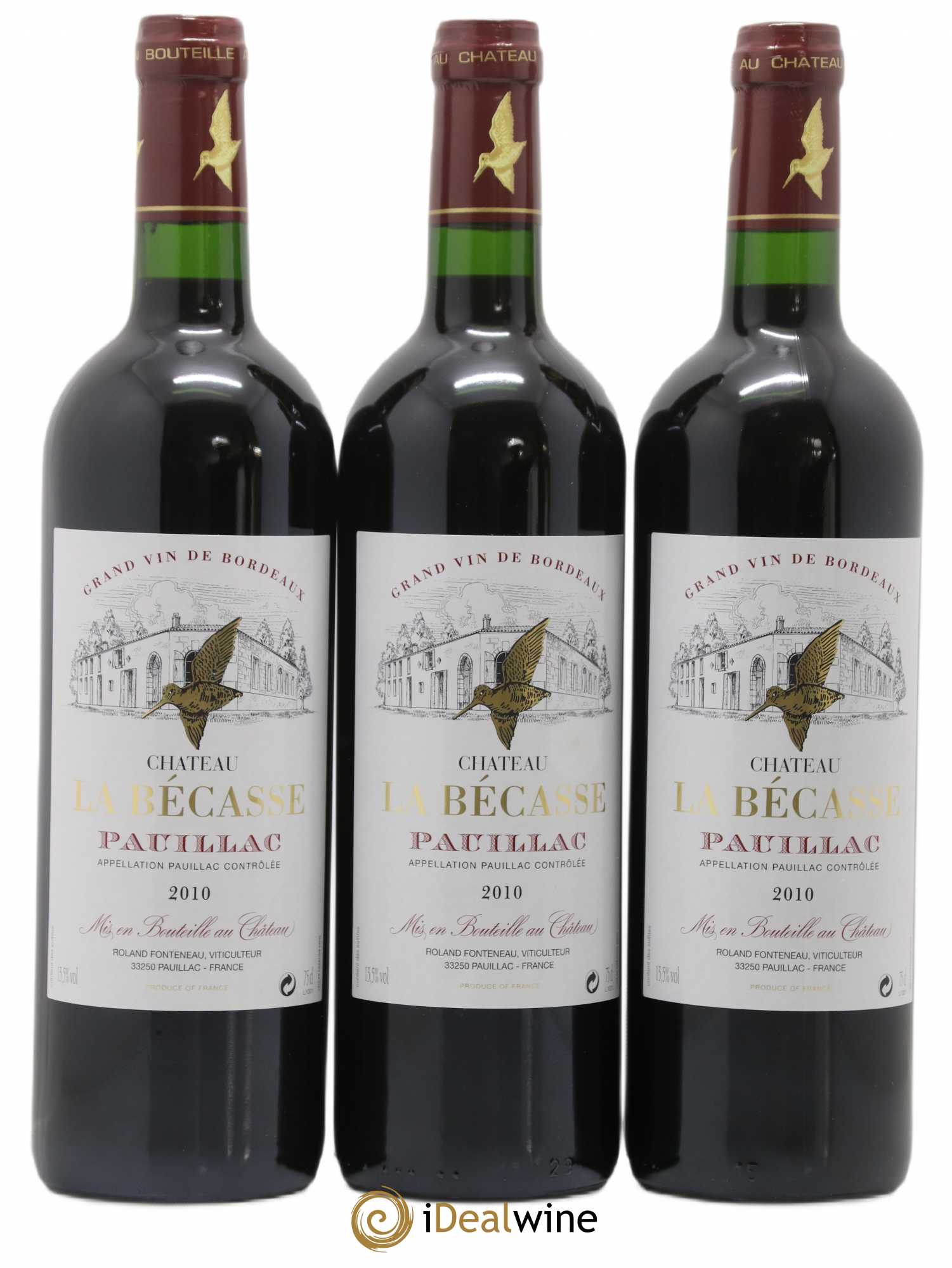 Château la Bécasse 2010 - Lot de 6 bouteilles - 2