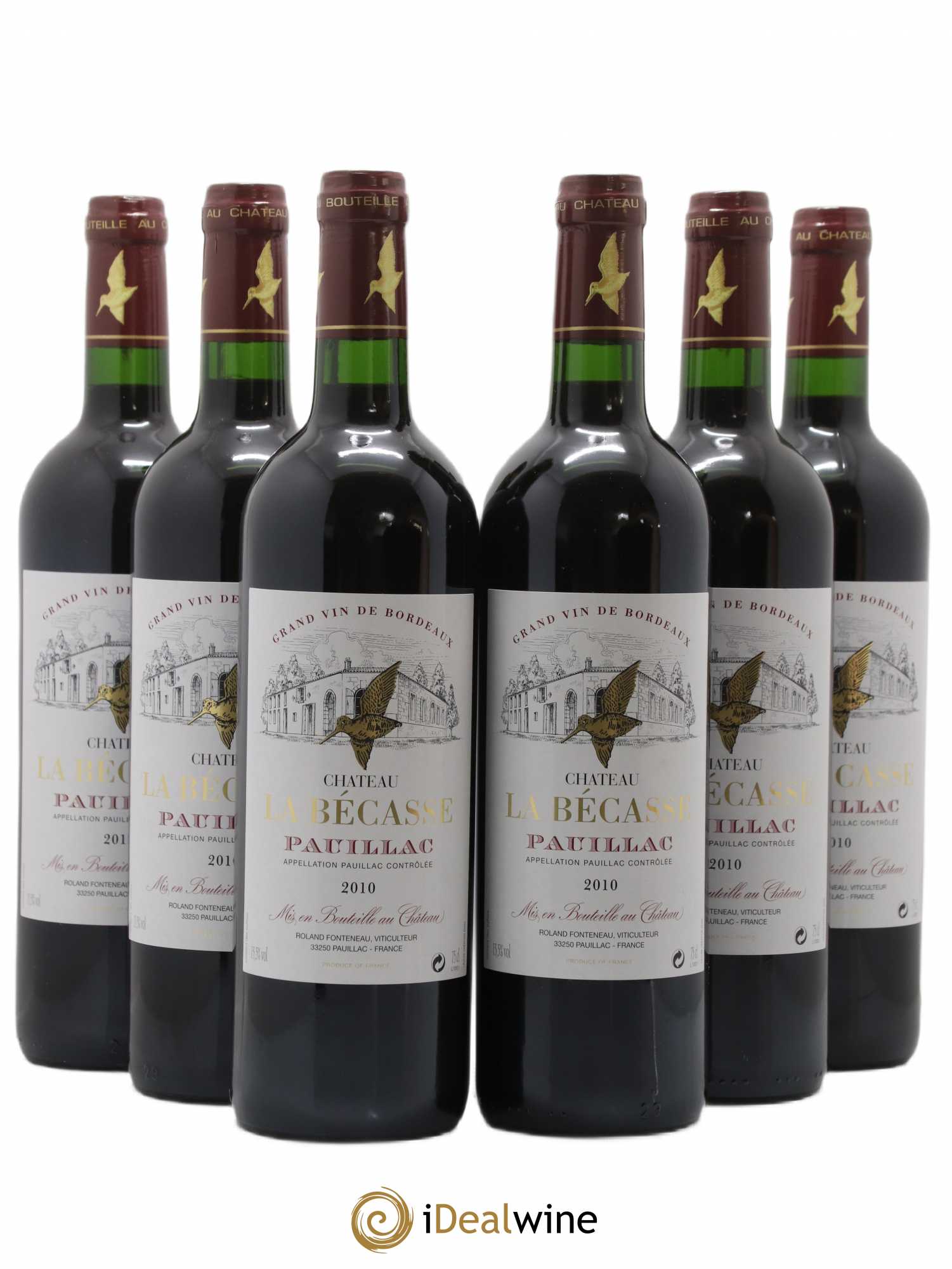 Château la Bécasse 2010 - Lot de 6 bouteilles - 0