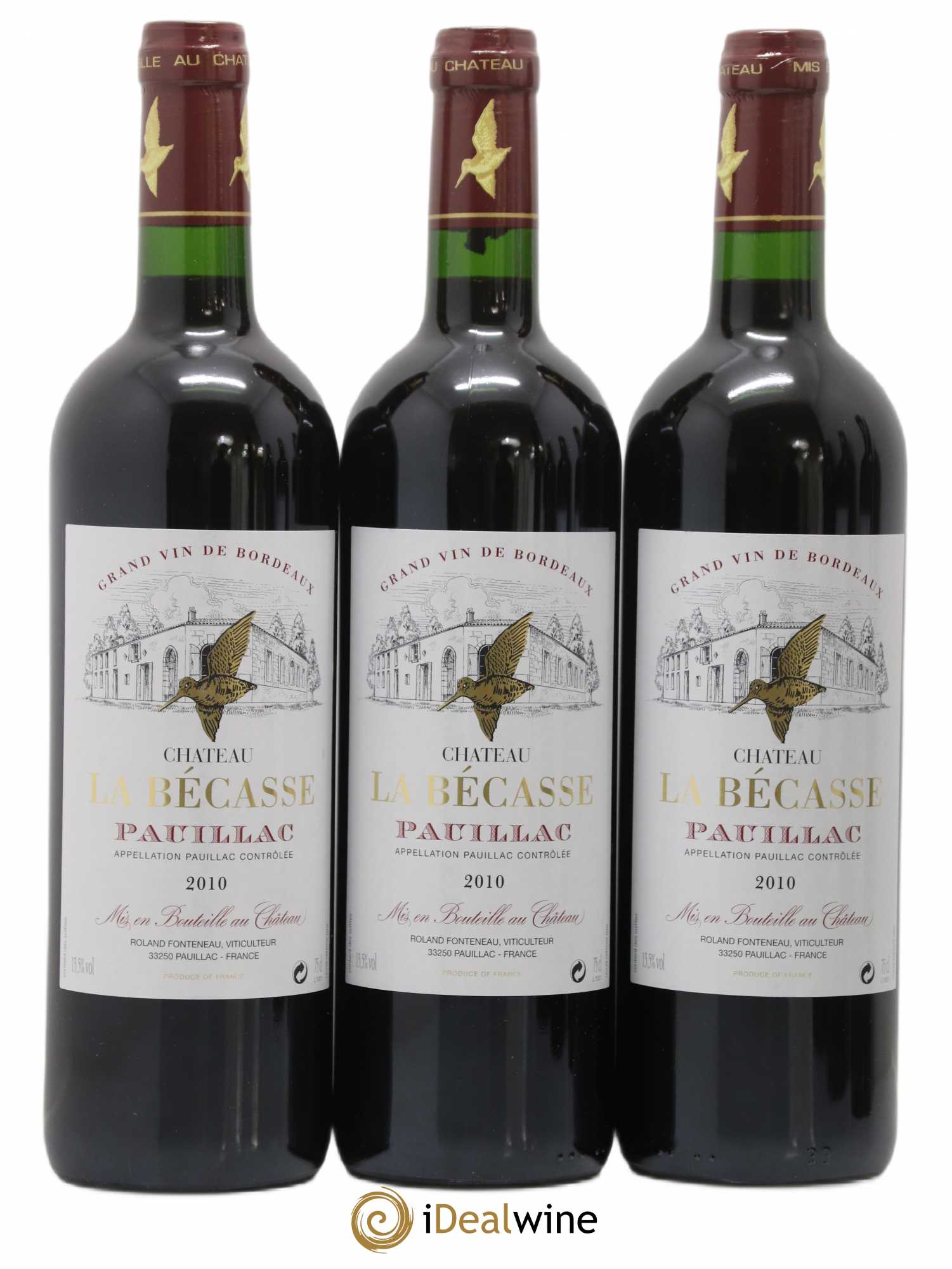 Château la Bécasse 2010 - Lot de 6 bouteilles - 1
