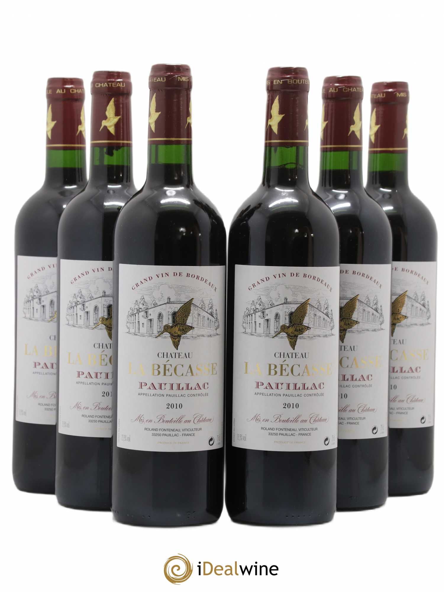 Château la Bécasse 2010 - Lot de 6 bouteilles - 0