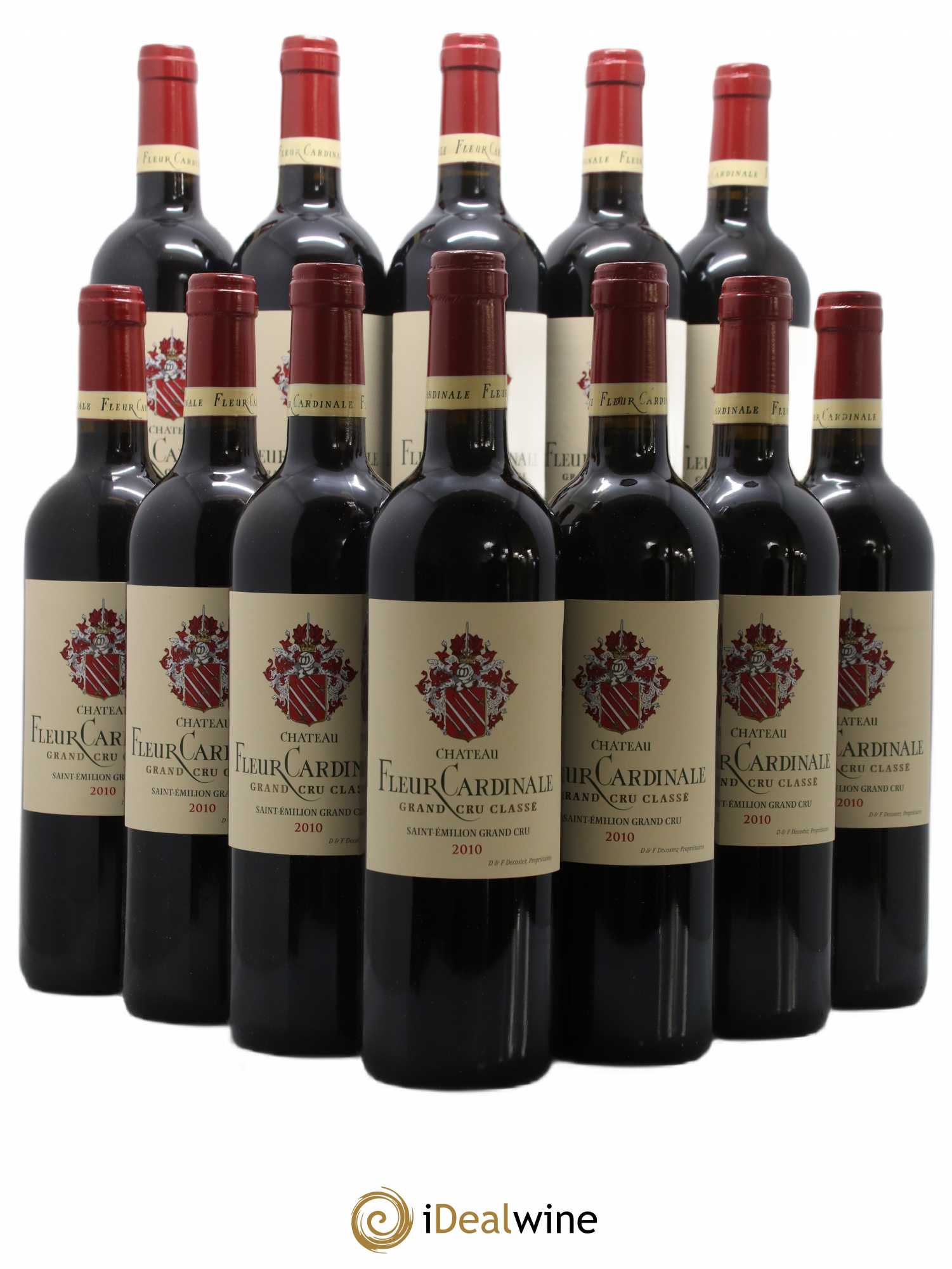 Château Fleur Cardinale Grand Cru Classé 2010 - Lot de 12 bouteilles - 0