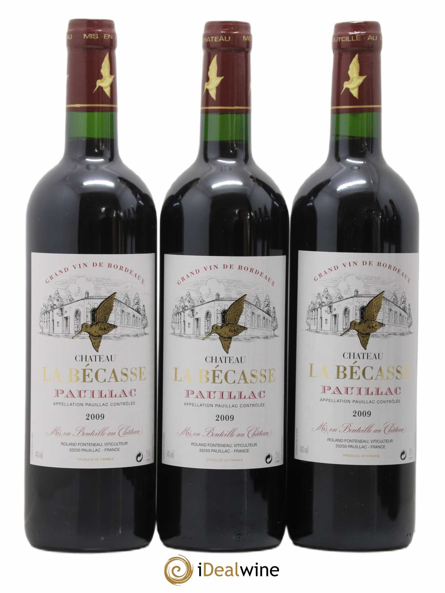 Château la Bécasse 2009 - Lot de 6 bouteilles - 1