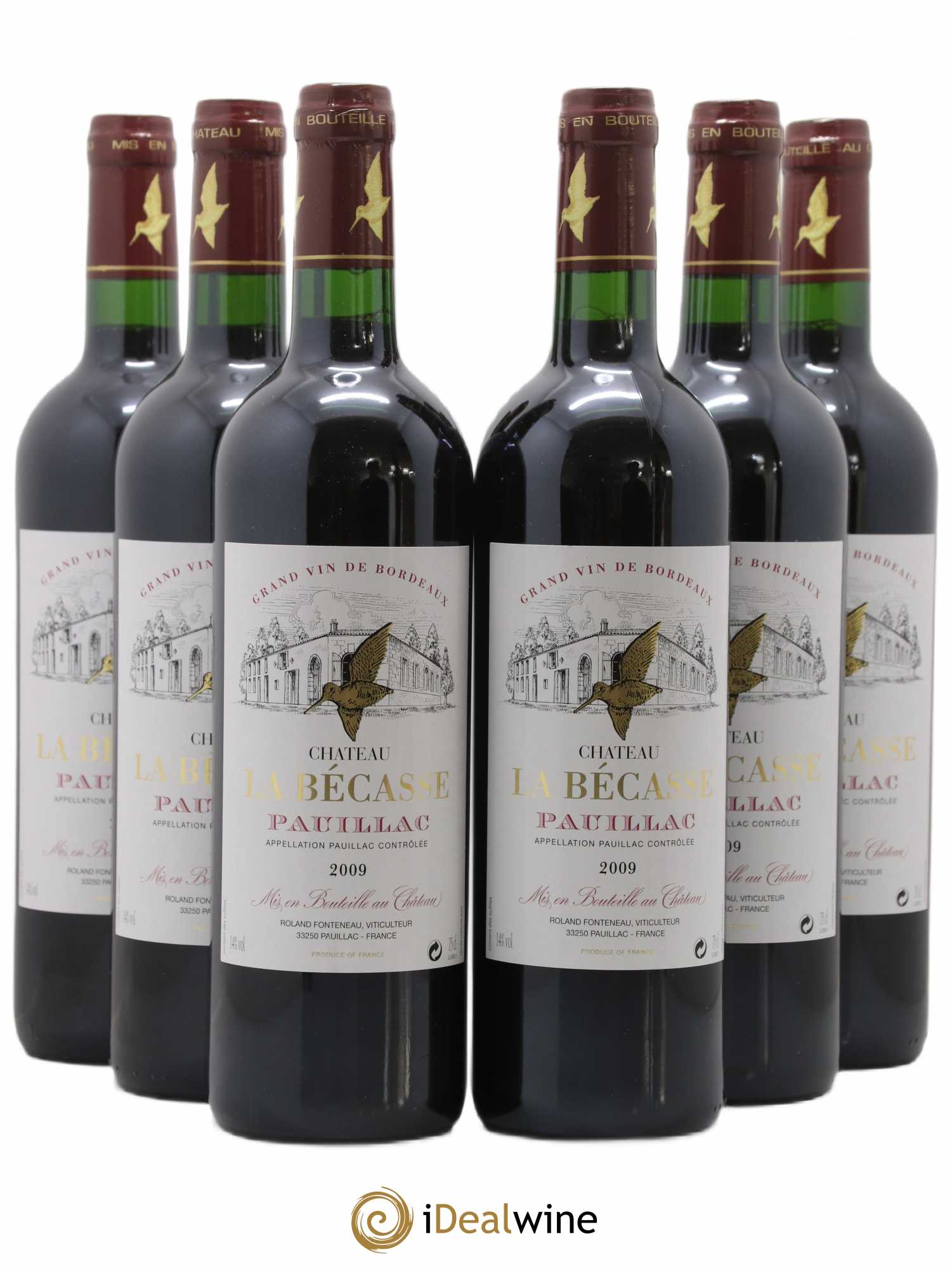 Château la Bécasse 2009 - Lot de 6 bouteilles - 0