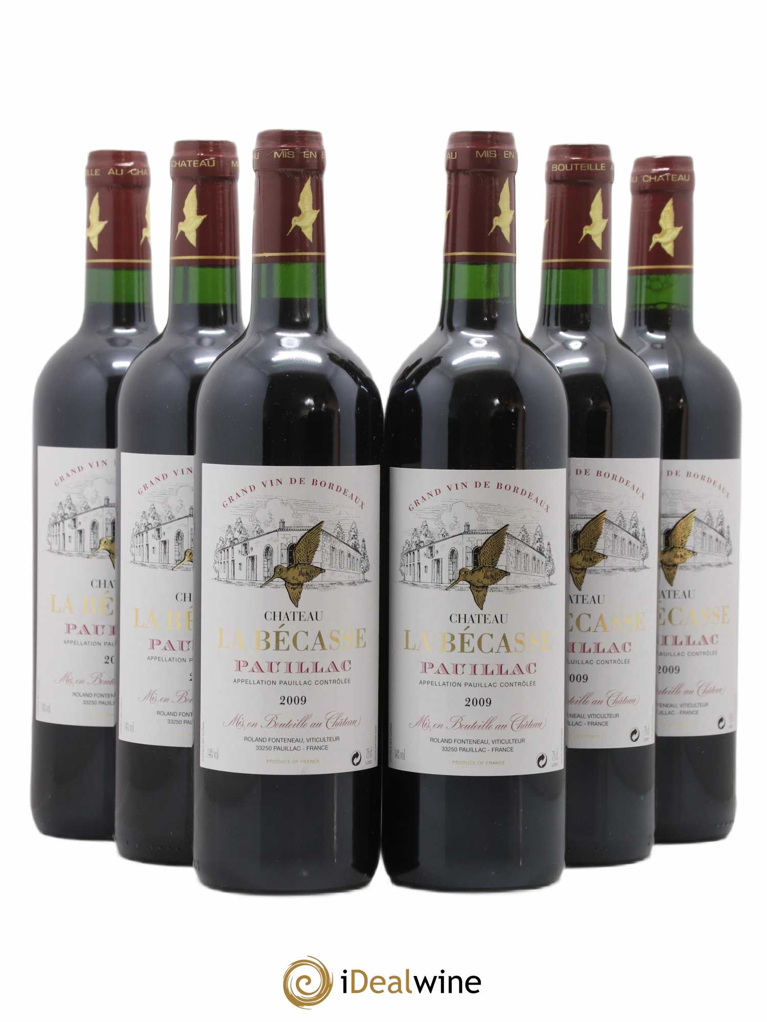 Château la Bécasse 2009 - Lot de 6 bouteilles - 0