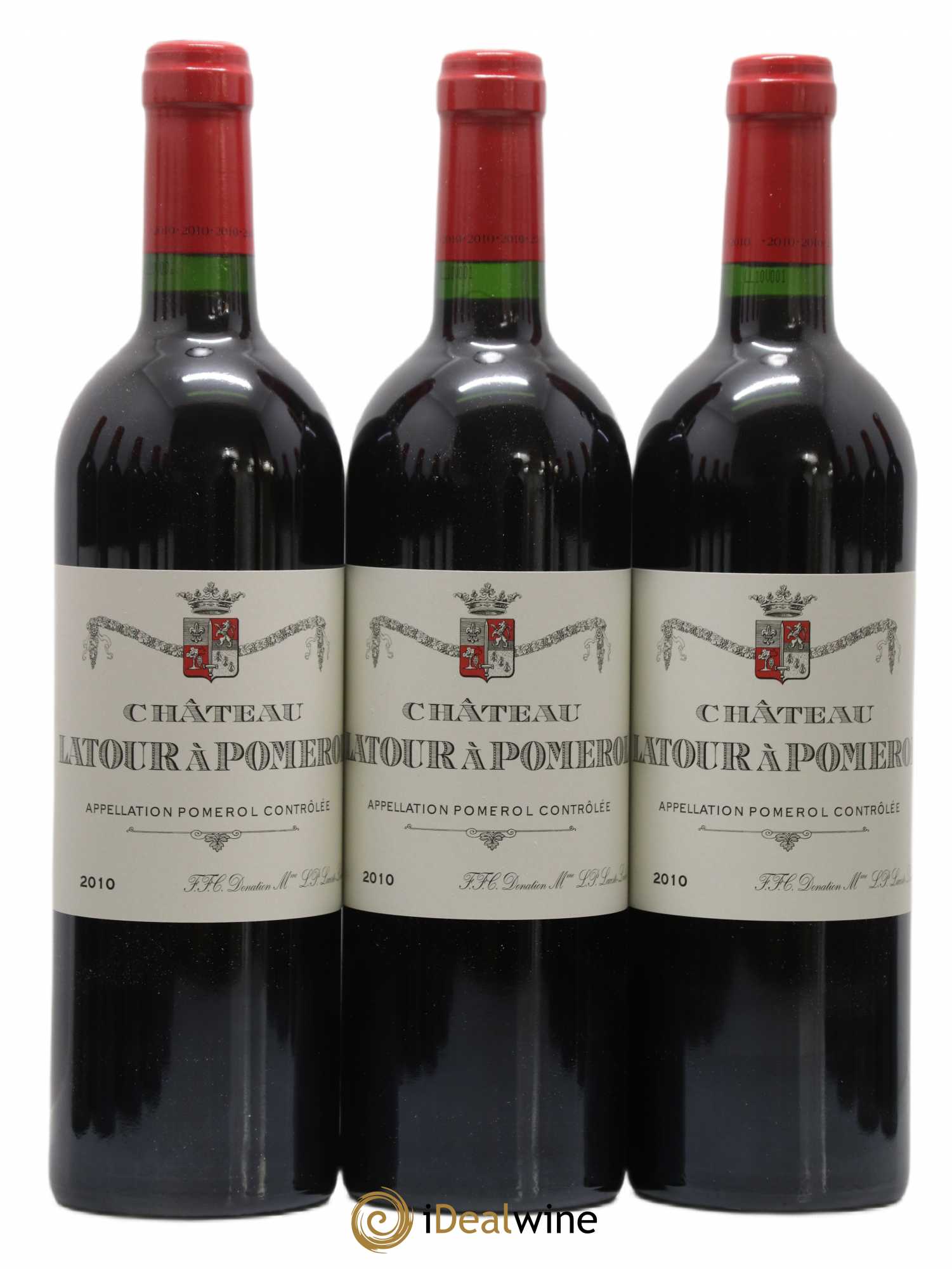Château Latour à Pomerol 2010 - Lot de 12 bouteilles - 1