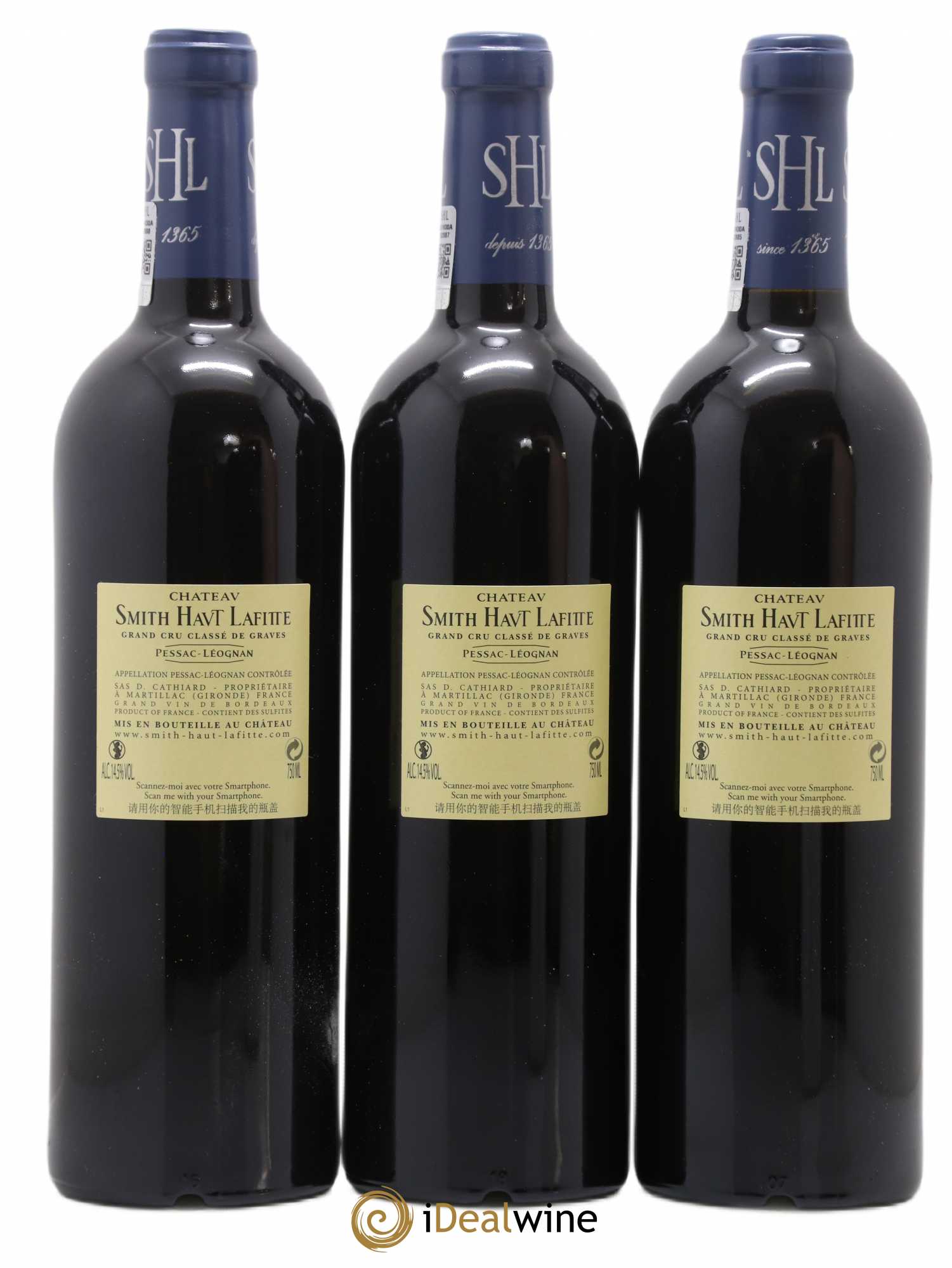 Château Smith Haut Lafitte Cru Classé de Graves 2010 - Lot de 12 bouteilles - 6