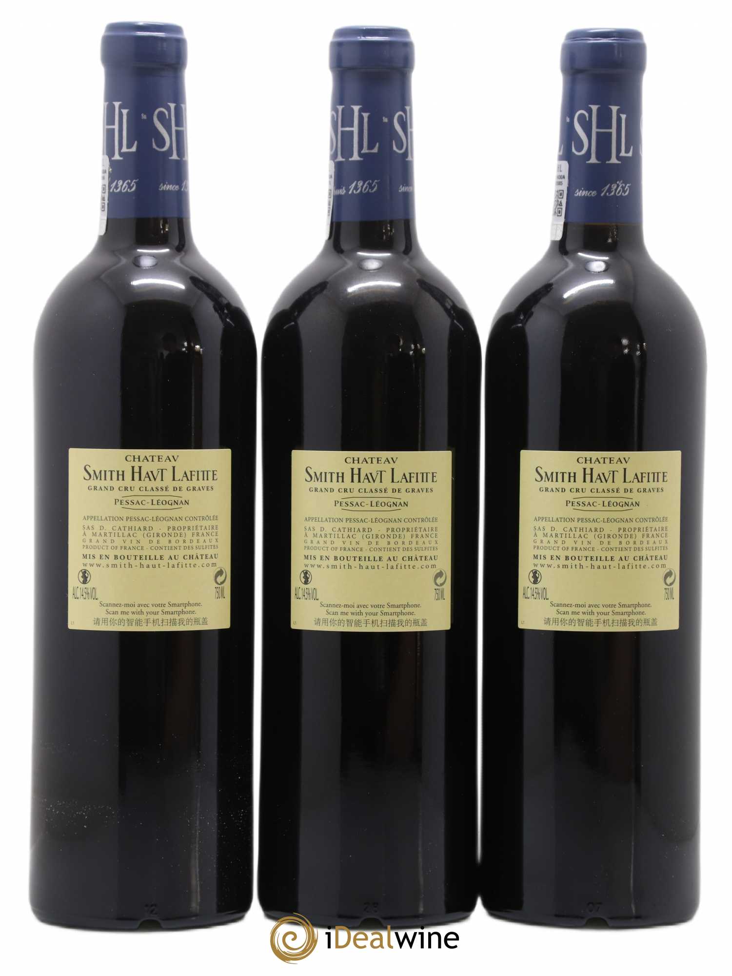 Château Smith Haut Lafitte Cru Classé de Graves 2010 - Lot de 12 bouteilles - 8