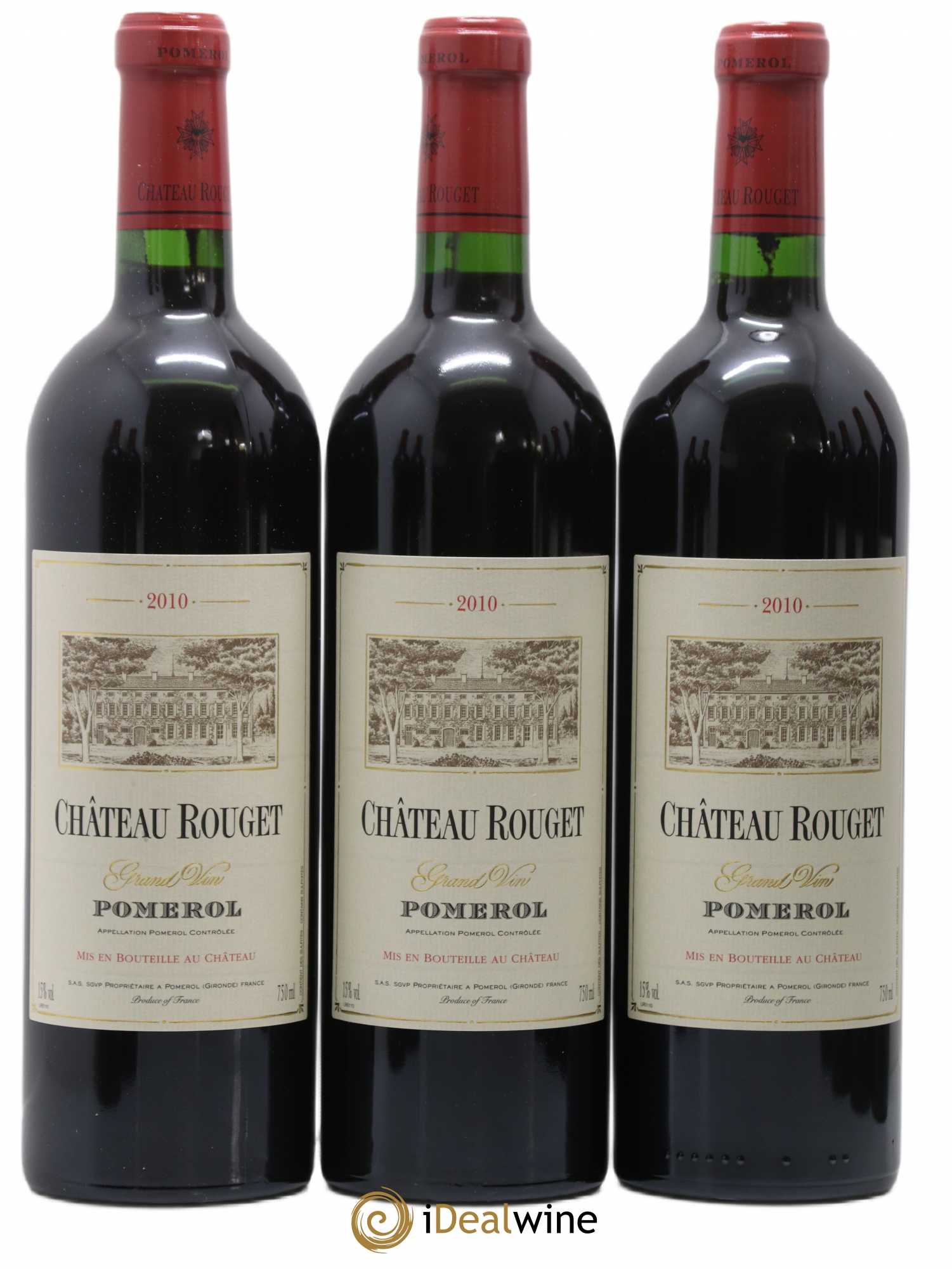 Château Rouget 2010 - Posten von 12 Flaschen - 1