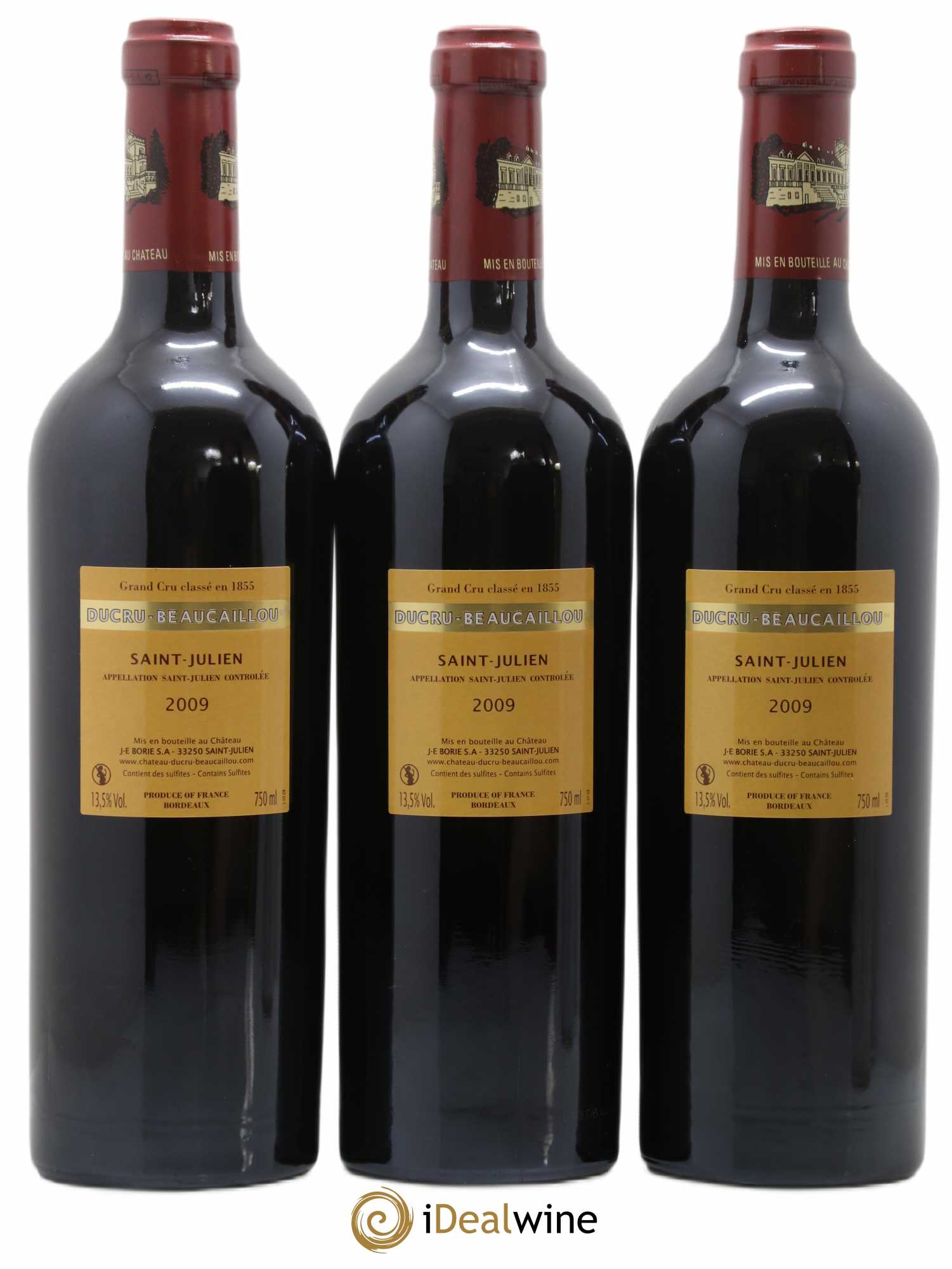 Château Ducru Beaucaillou 2ème Grand Cru Classé 2009 - Lot de 12 bouteilles - 8