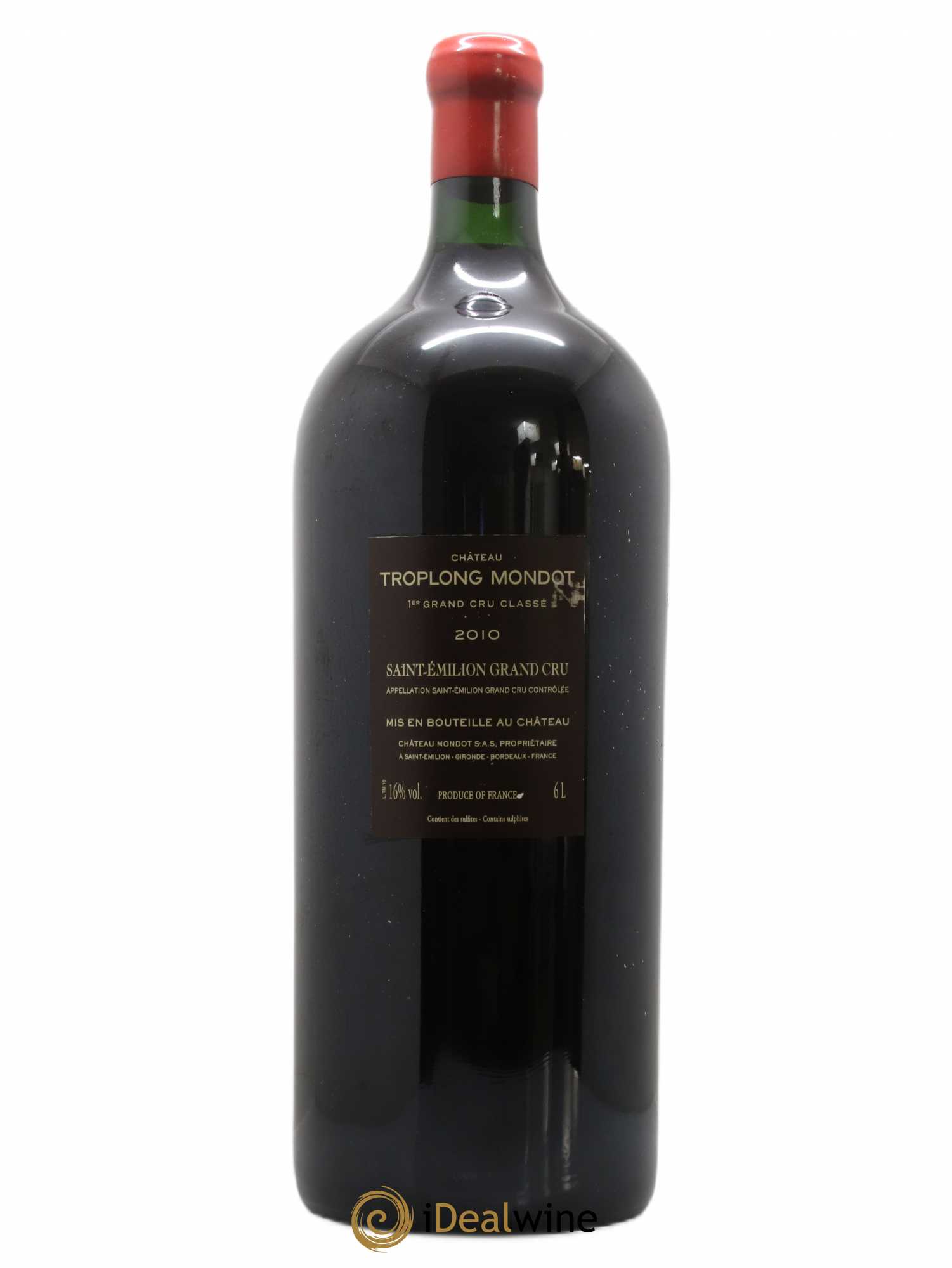 Château Troplong Mondot 1er Grand Cru Classé B 2010 - Lot de 1 impériale - 1