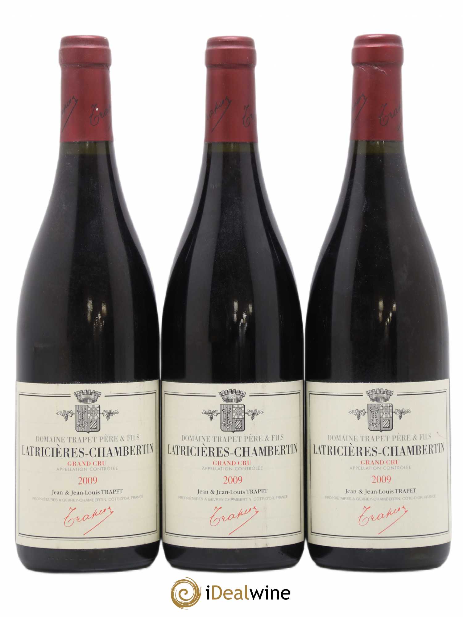 Latricières-Chambertin Grand Cru Domaine Trapet 2009 - Lot de 3 bouteilles - 0
