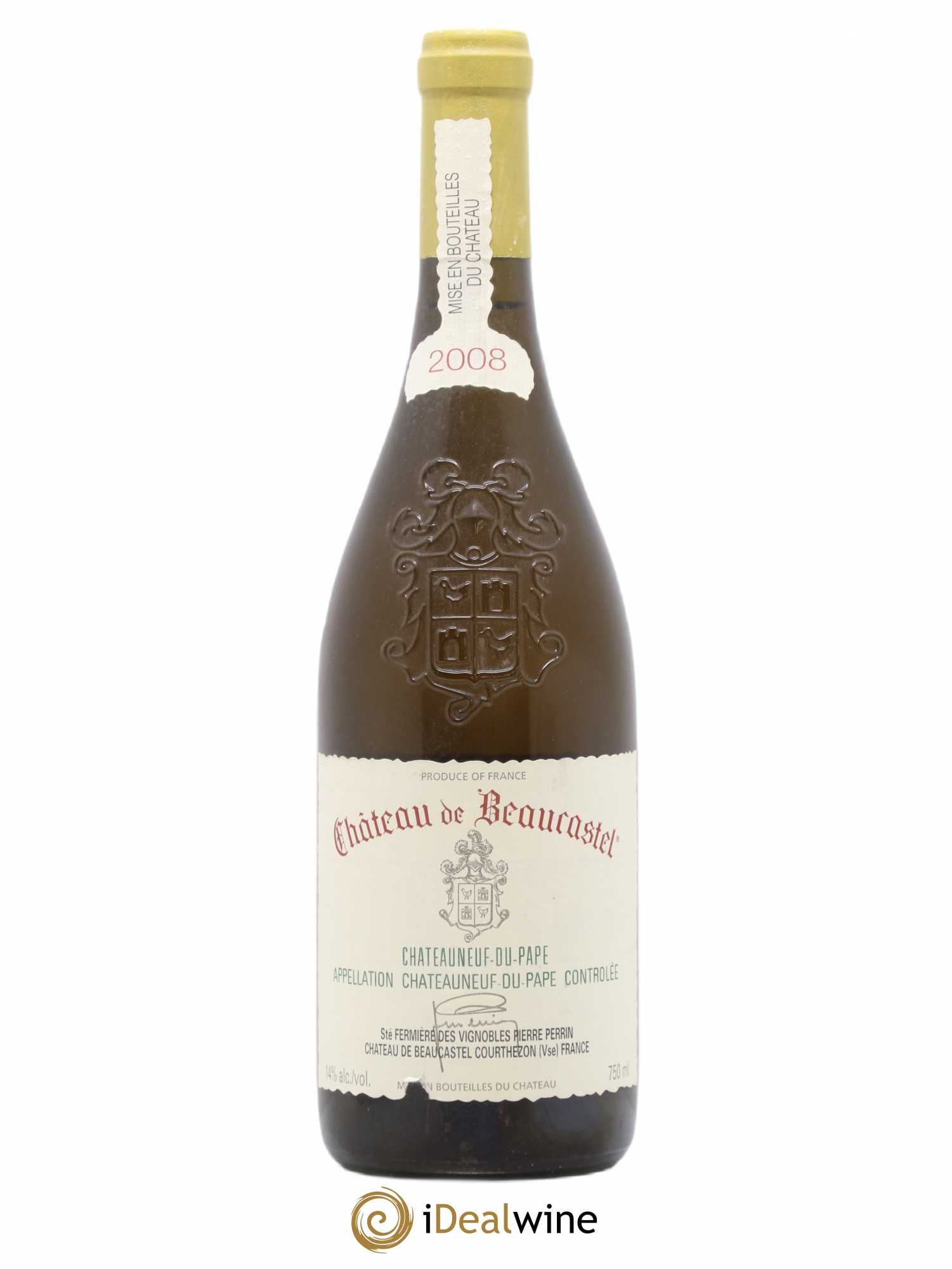 Châteauneuf-du-Pape Château de Beaucastel Famille Perrin 2008 - Lot de 1 bouteille - 0