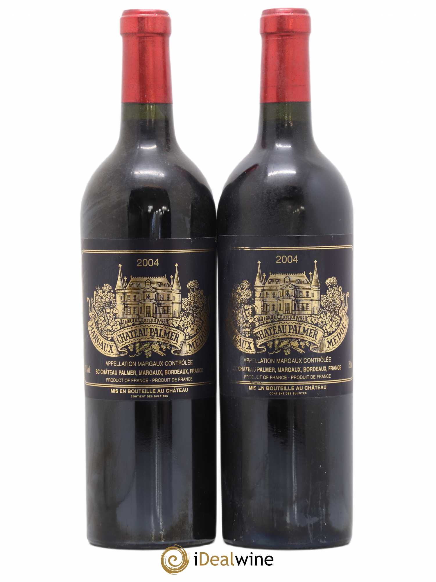 Château Palmer 3ème Grand Cru Classé 2004 - Lot de 2 bouteilles - 0