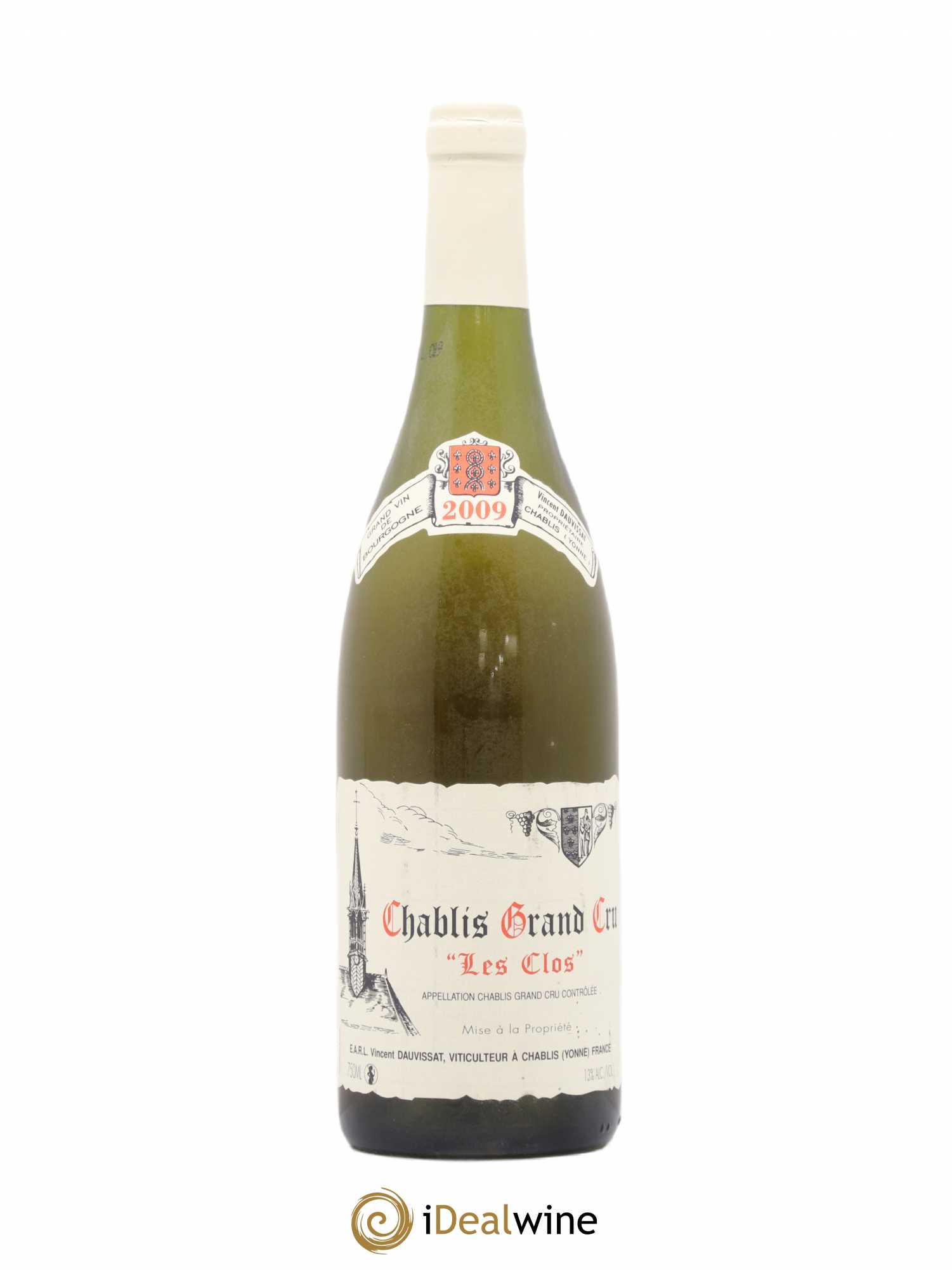 Chablis Grand Cru Les Clos Vincent Dauvissat (Domaine) 2009 - Lot de 1 bouteille - 0