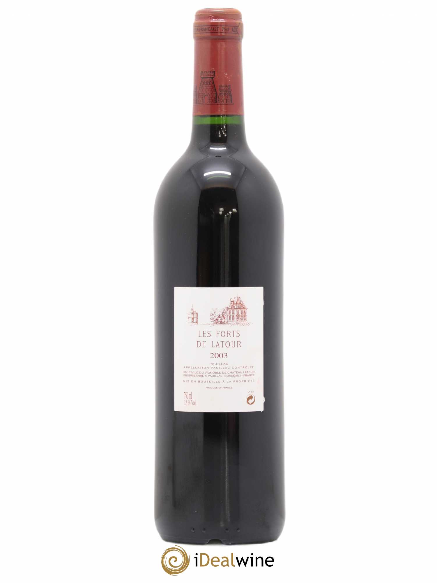 Les Forts de Latour Second Vin 2003 - Lot de 1 bouteille - 1