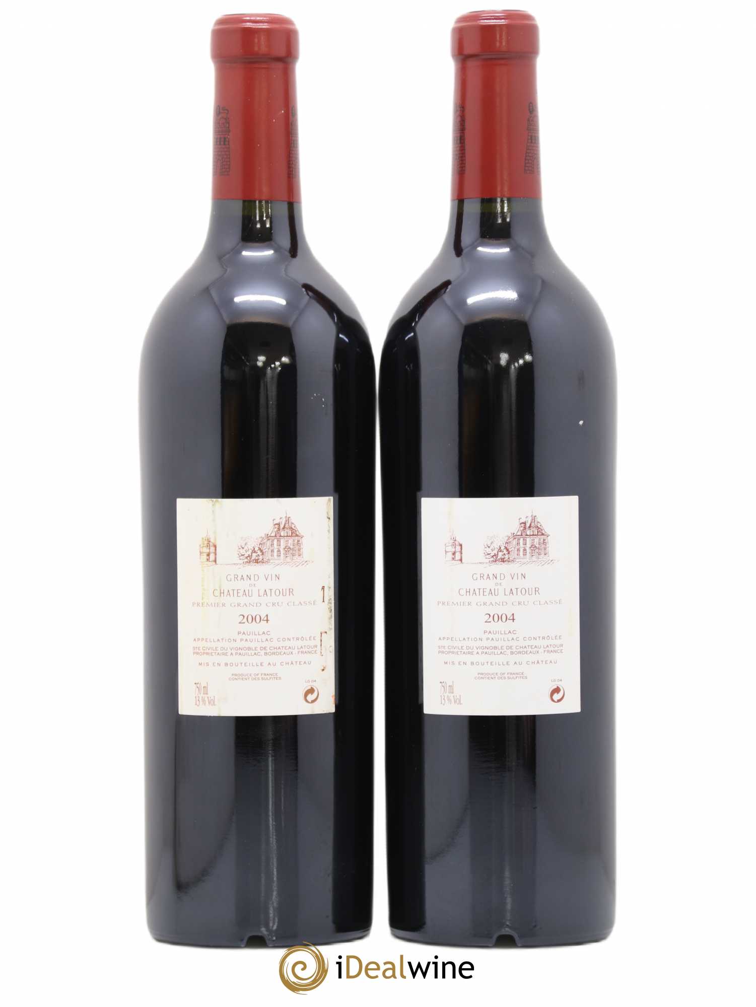 Château Latour 1er Grand Cru Classé 2004 - Lot de 2 bouteilles - 1