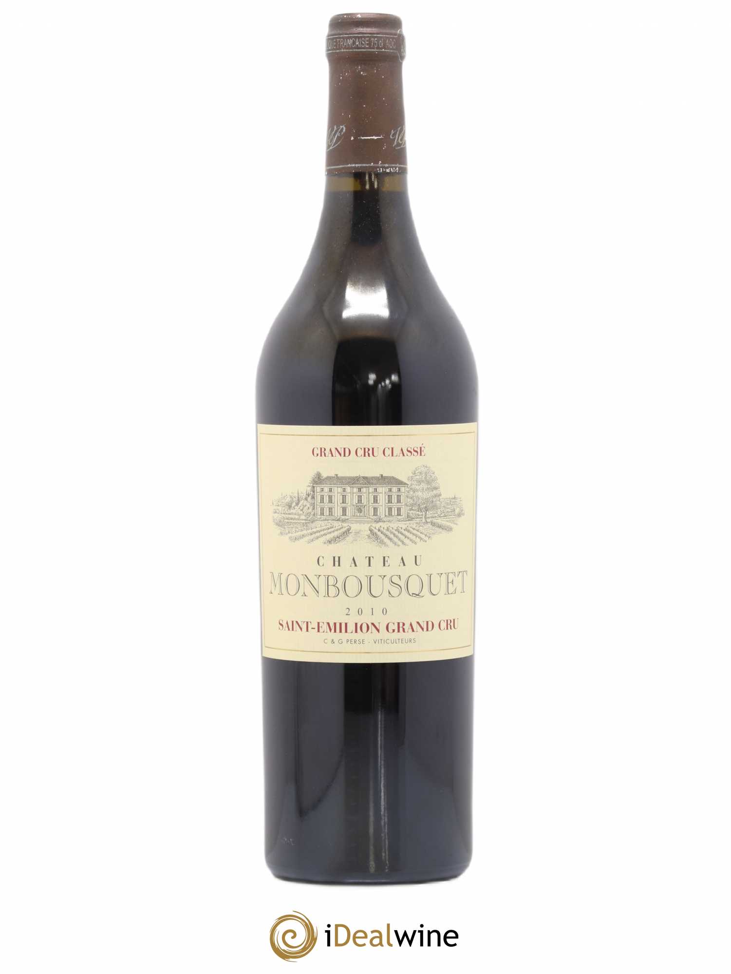 Château Monbousquet Grand Cru Classé 2010 - Lot de 1 bouteille - 0