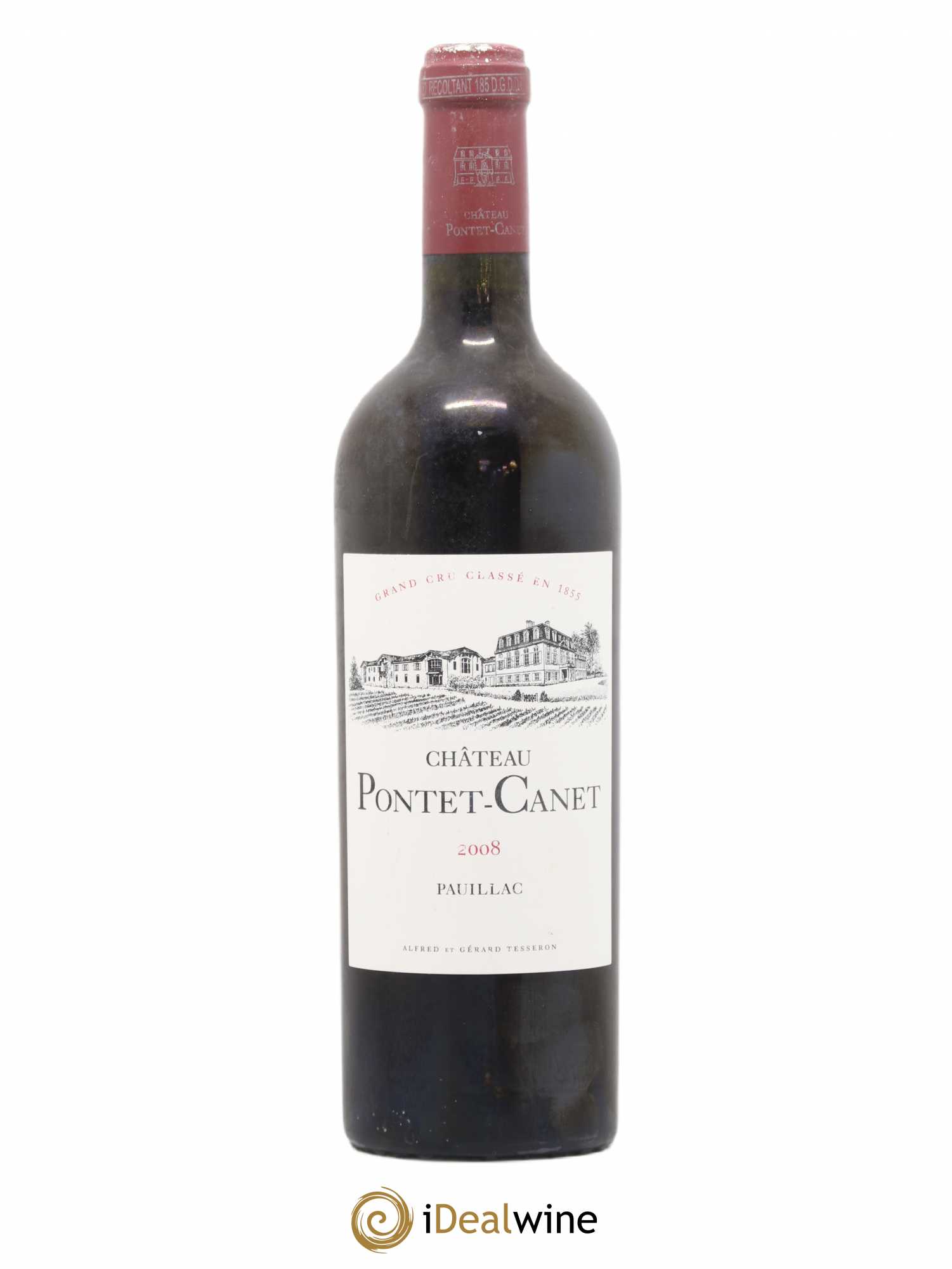 Château Pontet Canet 5ème Grand Cru Classé 2008 - Lot de 1 bouteille - 0