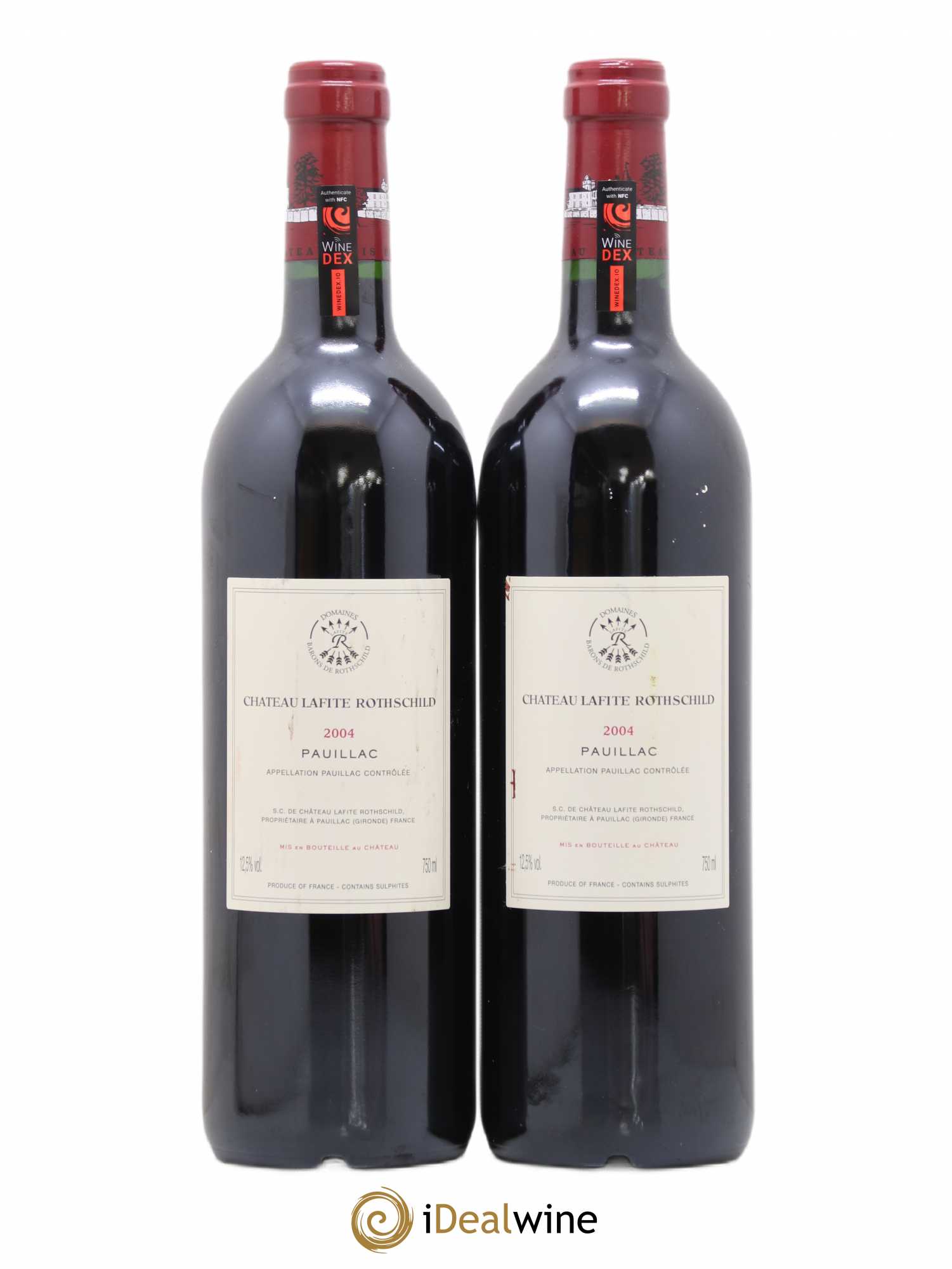 Château Lafite Rothschild 1er Grand Cru Classé 2004 - Lot de 2 bouteilles - 1