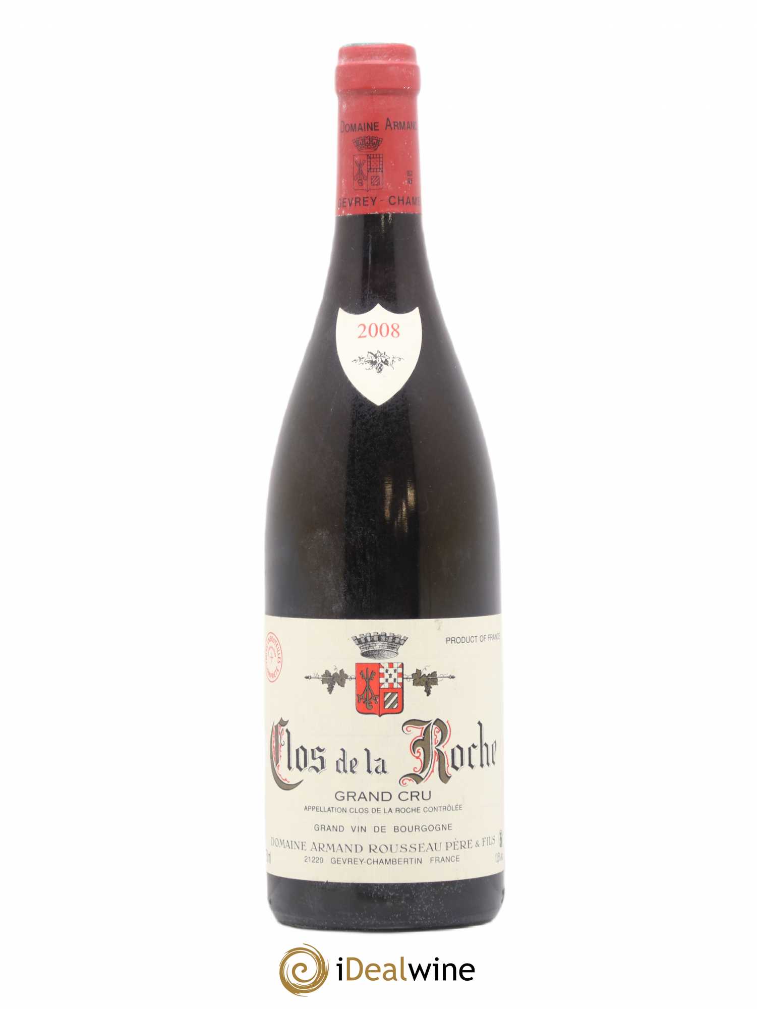 Clos de la Roche Grand Cru Armand Rousseau (Domaine) 2008 - Lot de 1 bouteille - 0