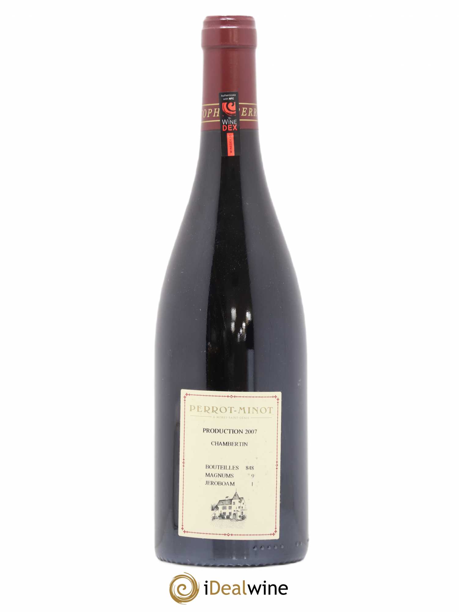 Chambertin Grand Cru Vieilles vignes Perrot-Minot 2007 - Lot de 1 bouteille - 1