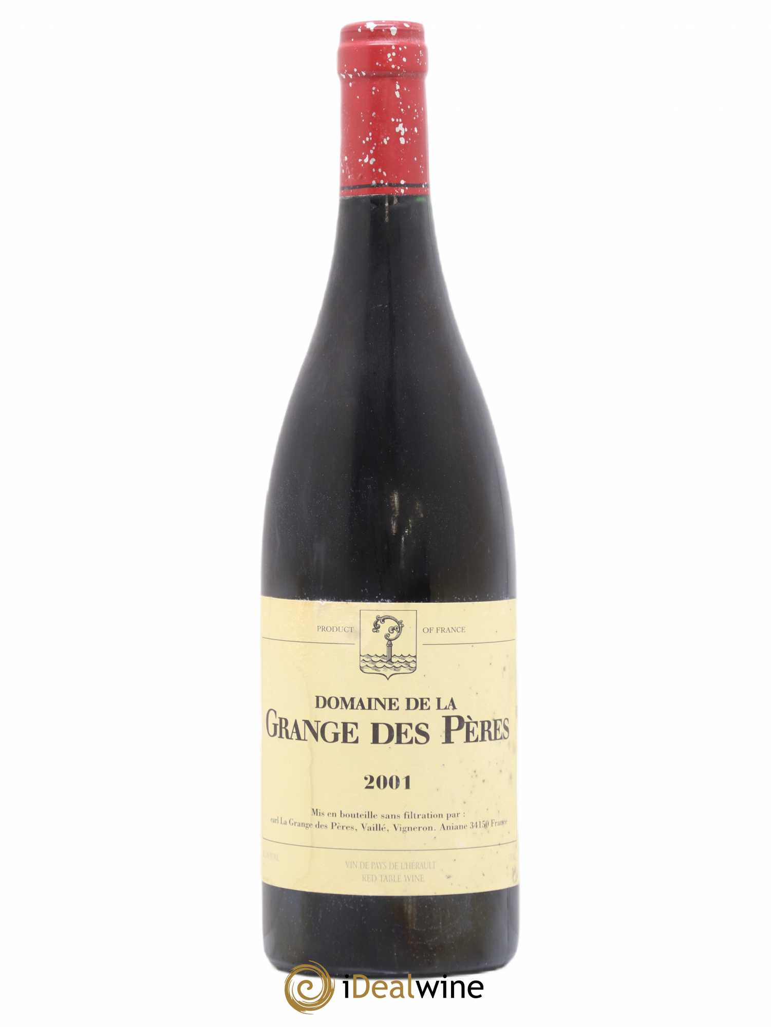 Pays d'Hérault Grange des Pères Laurent Vaillé 2001 - Lot de 1 bouteille - 0