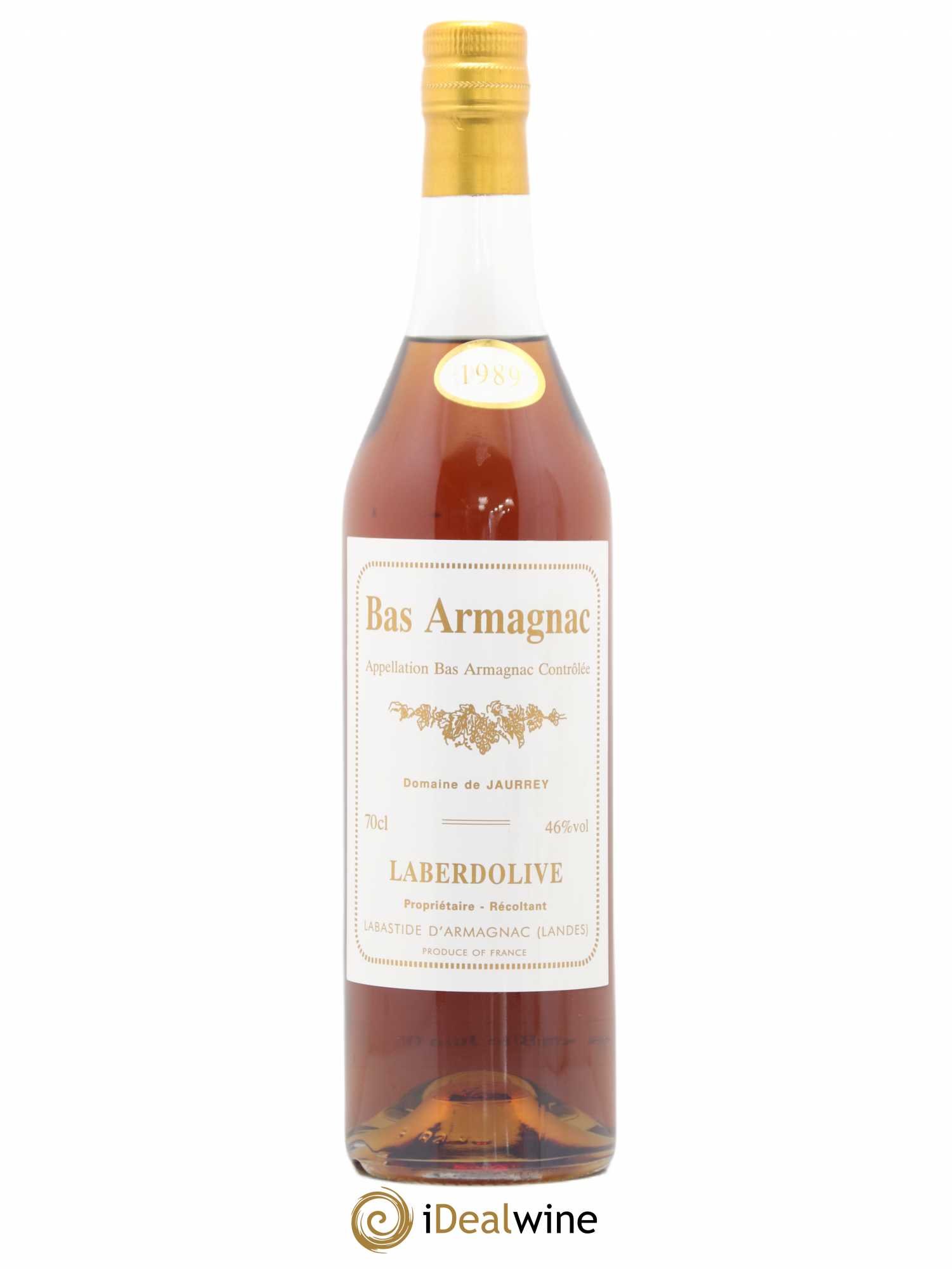 Bas-Armagnac Domaine de Jaurrey Laberdolive 1989 - Lot of 1 bottle - 1