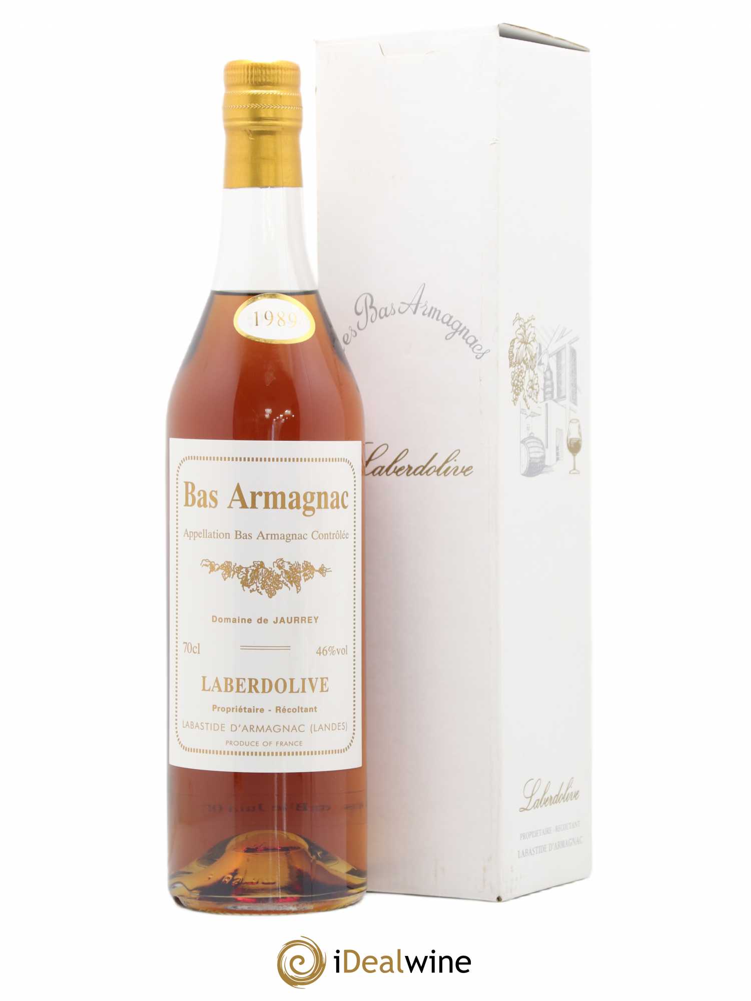 Bas-Armagnac Domaine de Jaurrey Laberdolive 1989 - Lot of 1 bottle - 0