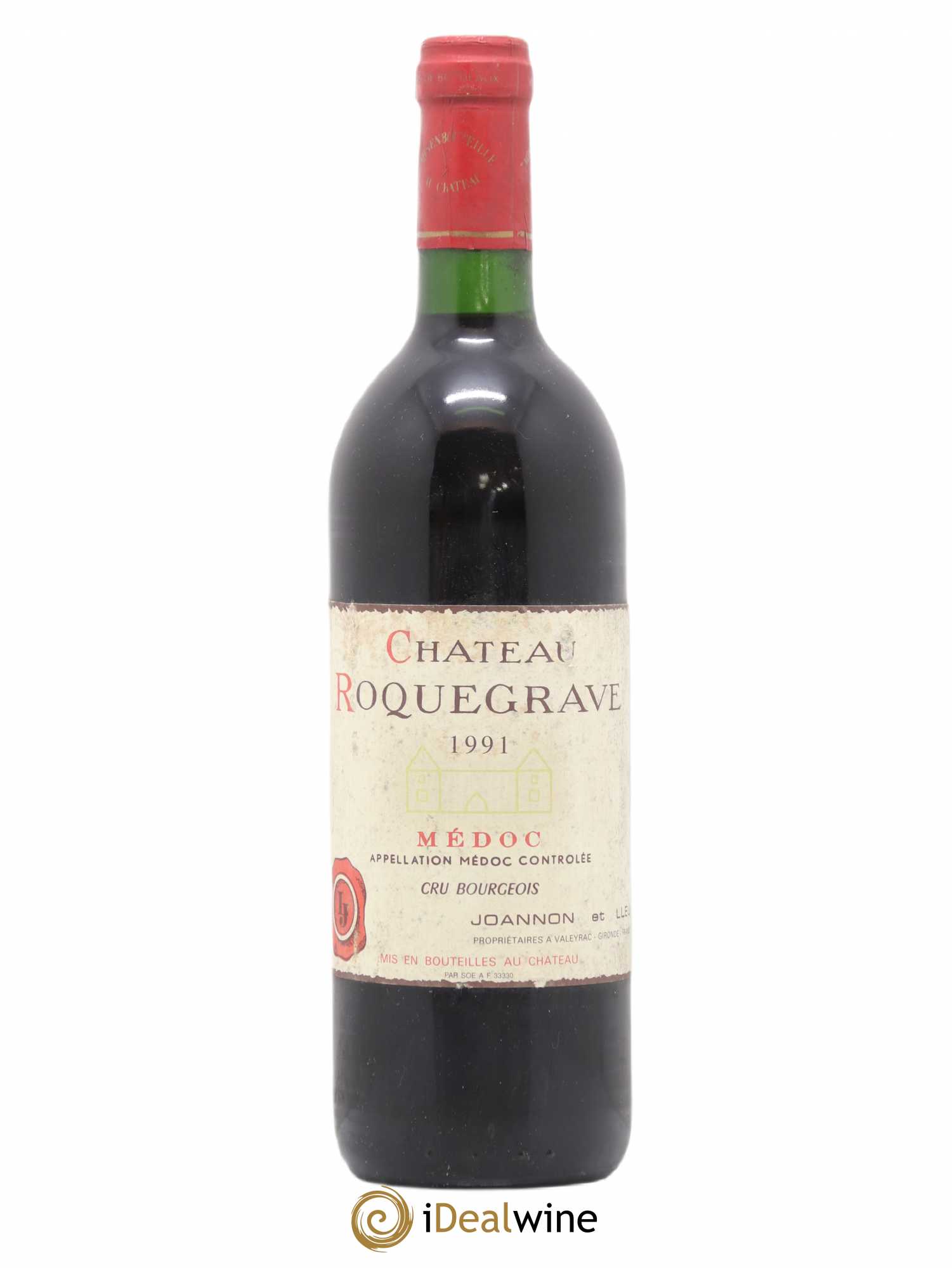 Médoc Château Roquegrave 1991 - Lot de 1 bouteille - 0
