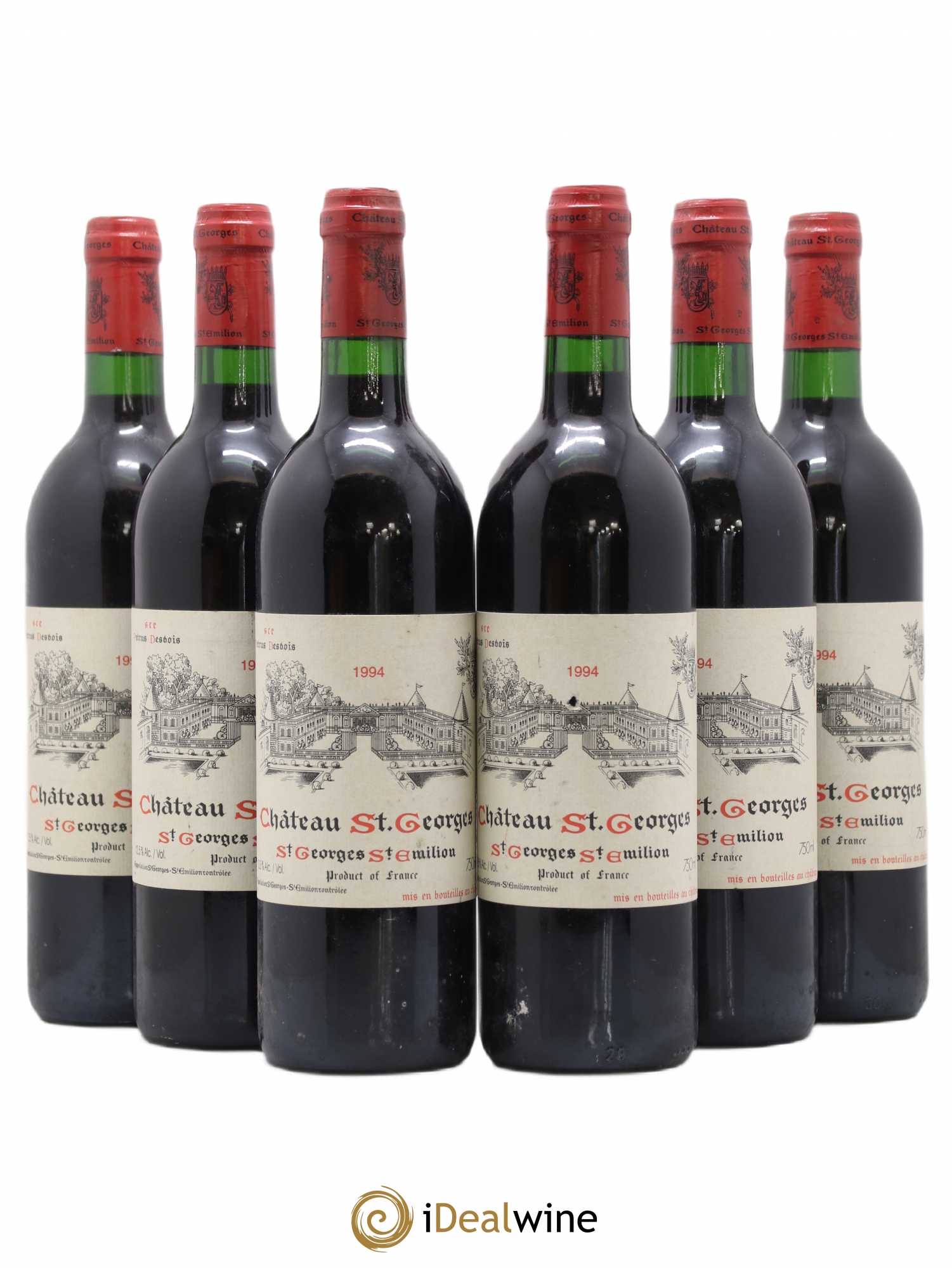Château Saint-Georges 1994 - Lot de 6 bouteilles - 0
