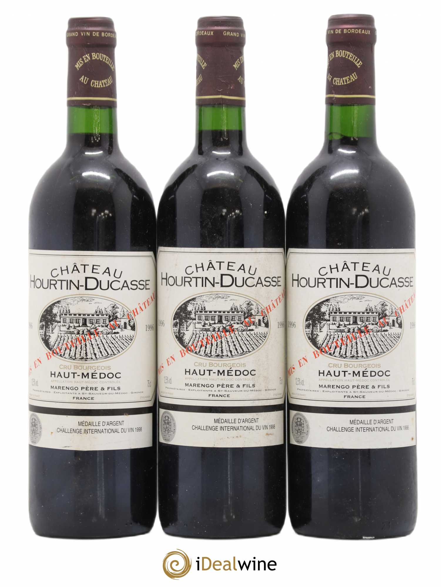 Château Hourtin Ducasse Cru Bourgeois 1996 - Lot de 12 bouteilles - 3