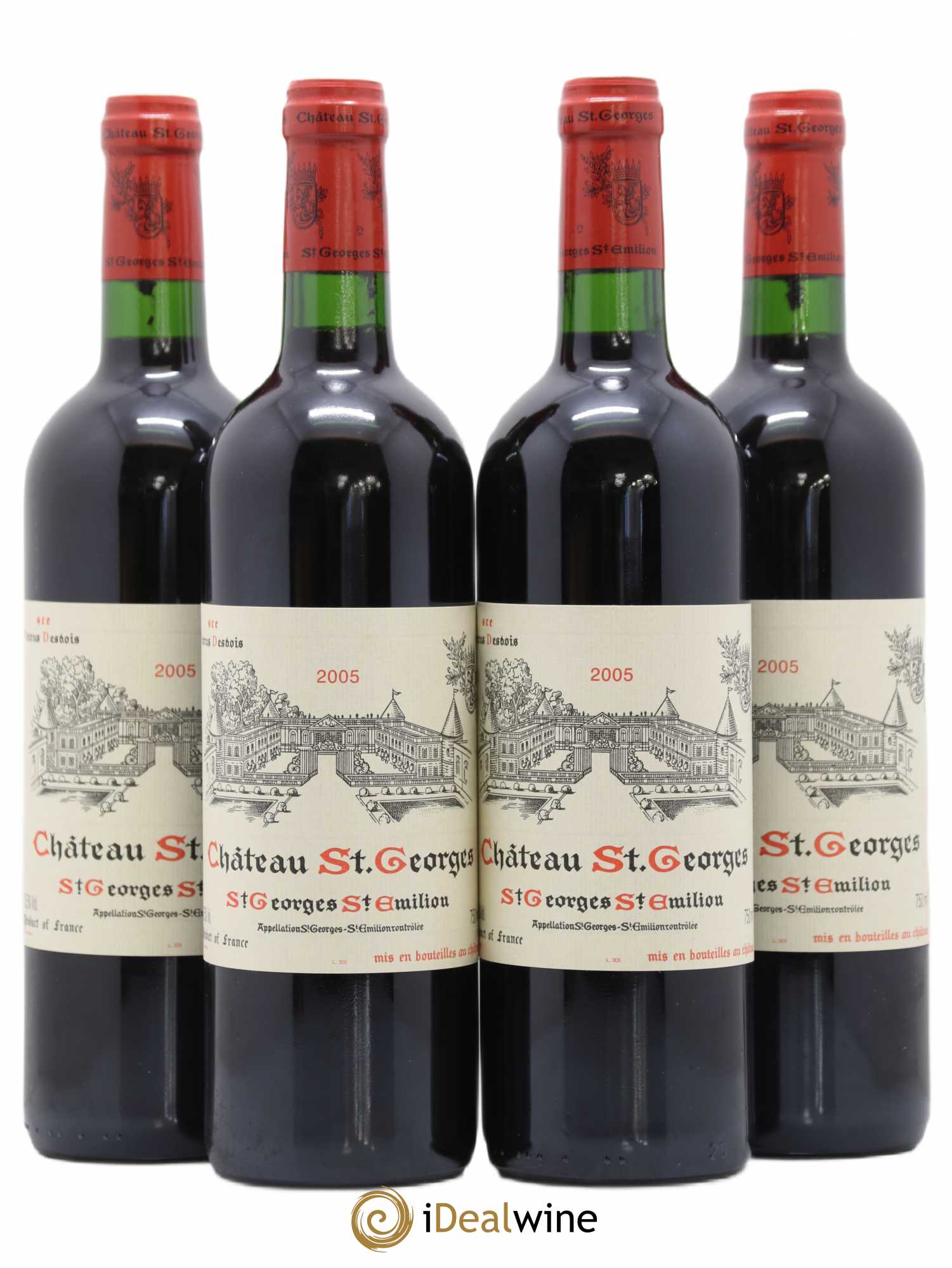 Château Saint-Georges 2005 - Lot de 4 bouteilles - 0