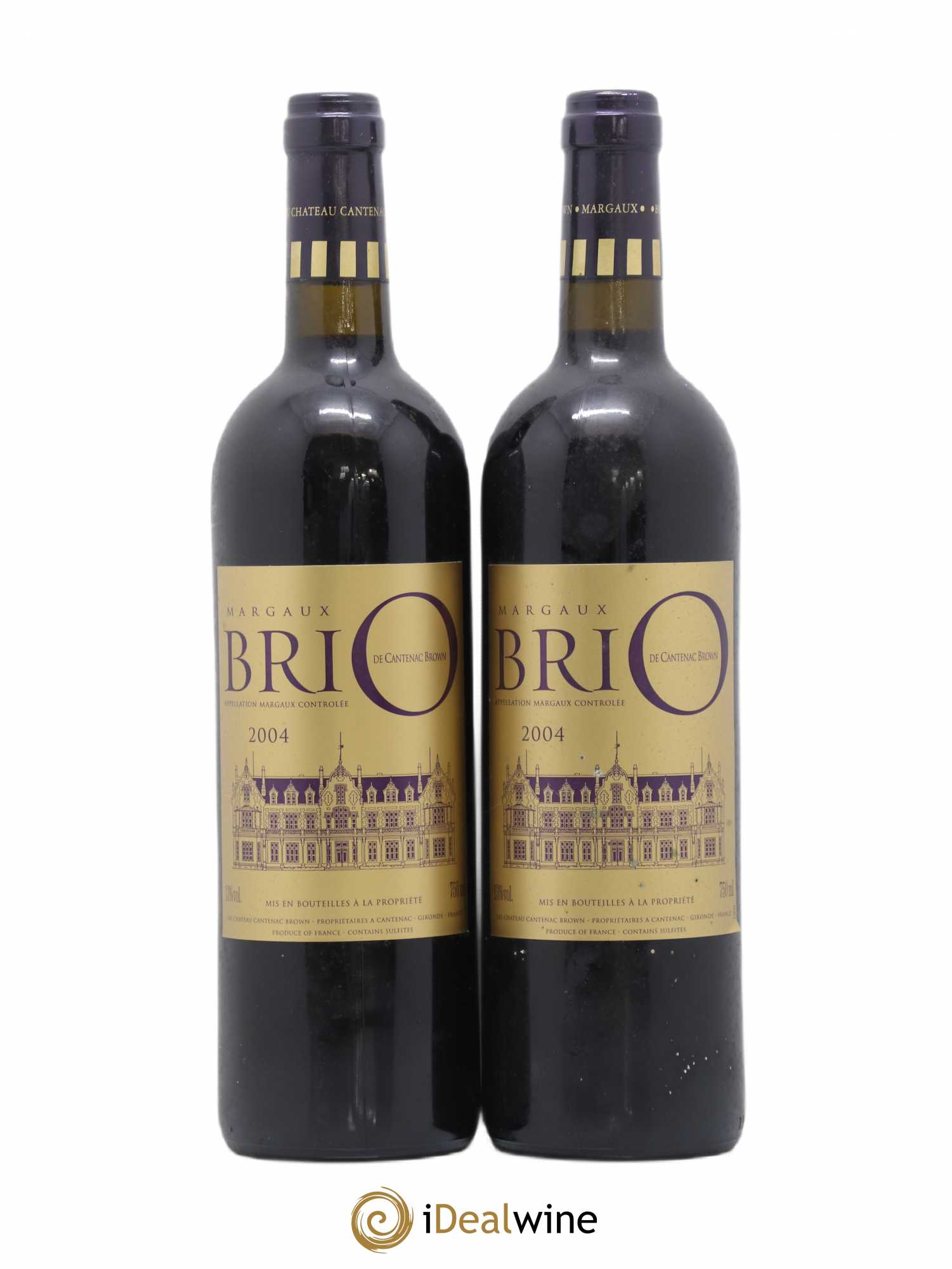 Brio de Cantenac Brown 2004 - Lot de 2 bouteilles - 0