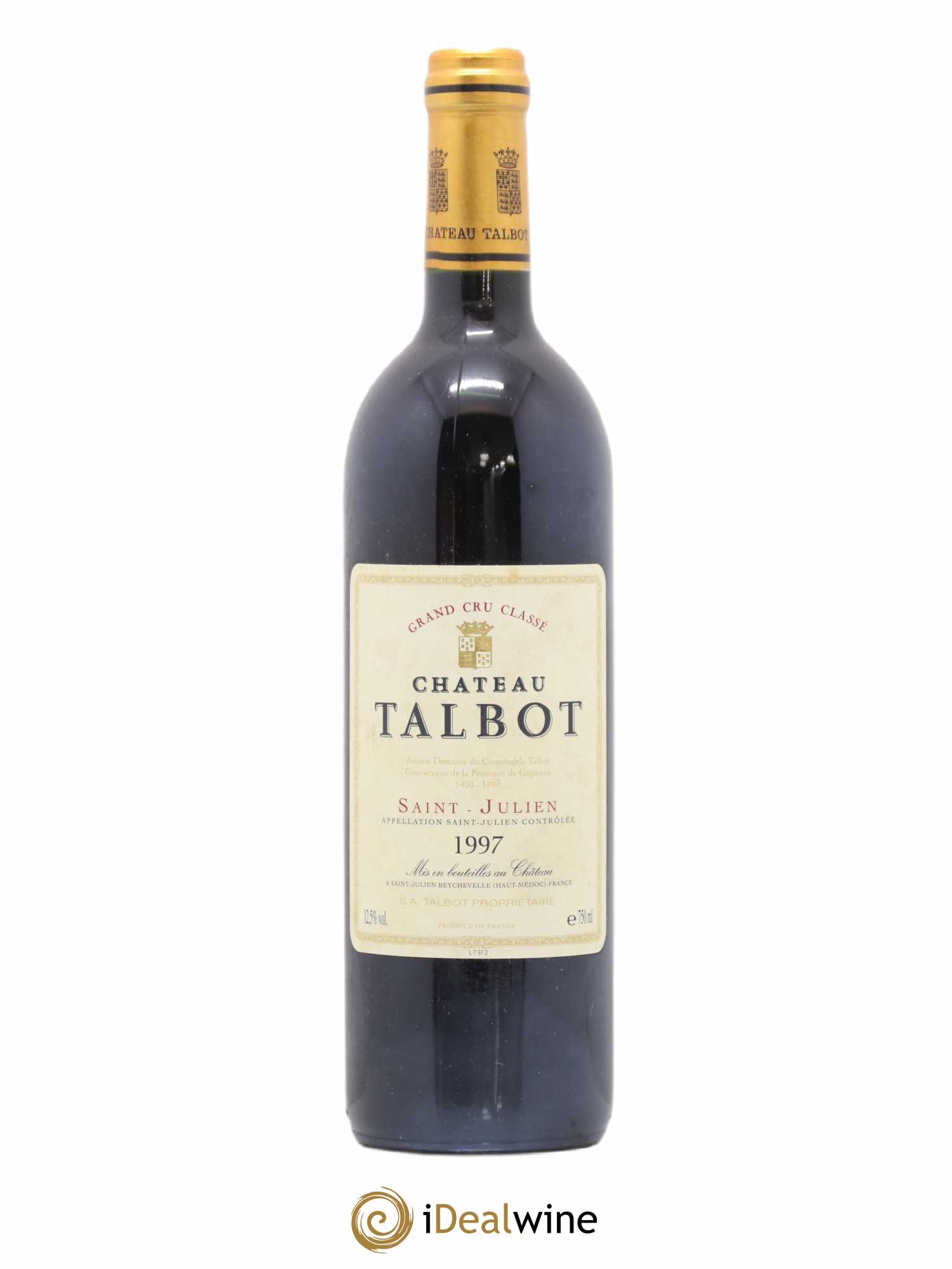 Château Talbot 4ème Grand Cru Classé 1997 - Lot de 1 bouteille - 0