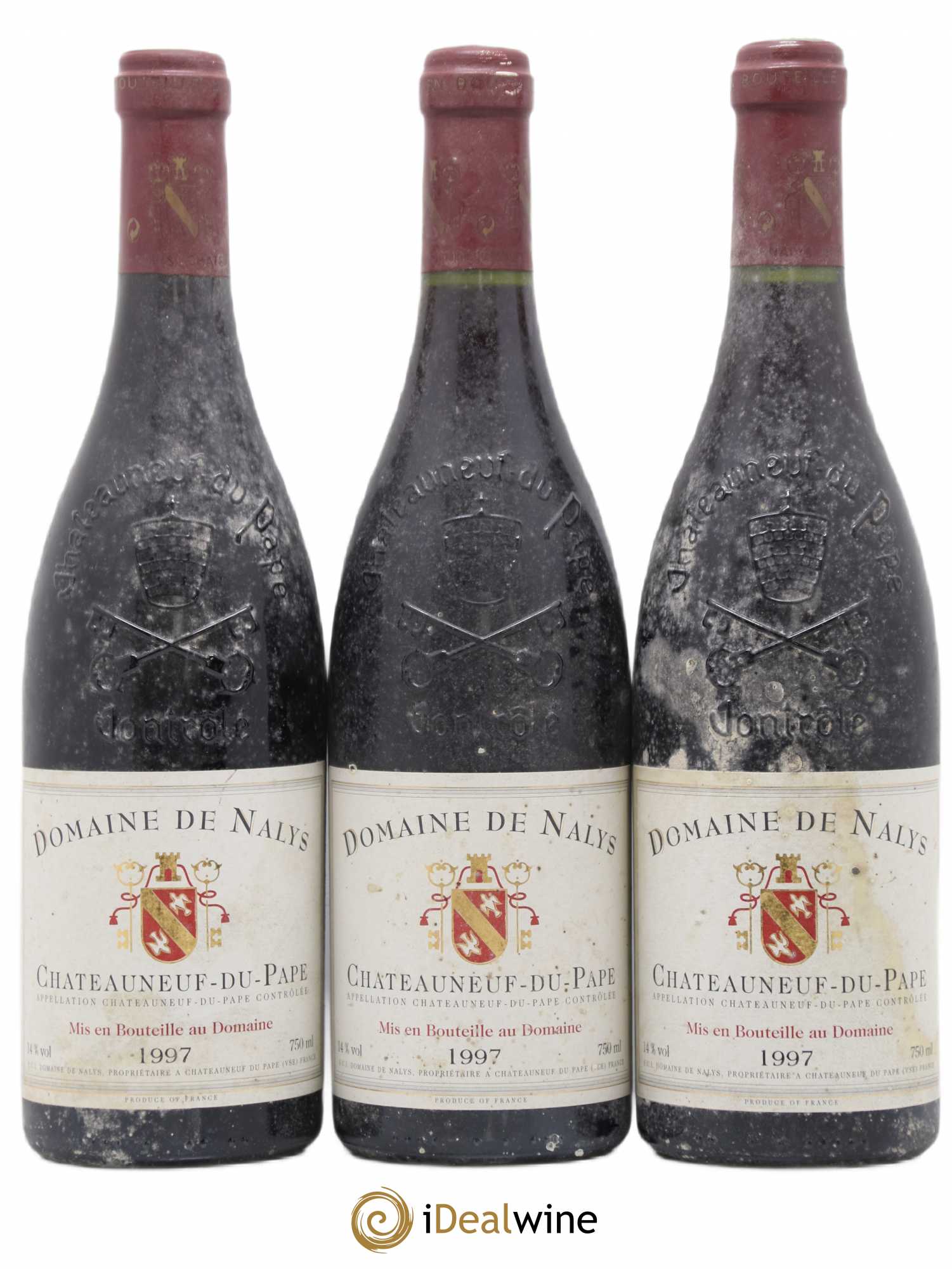 Châteauneuf-du-Pape Château de Nalys 1997 - Lot de 3 bouteilles - 0