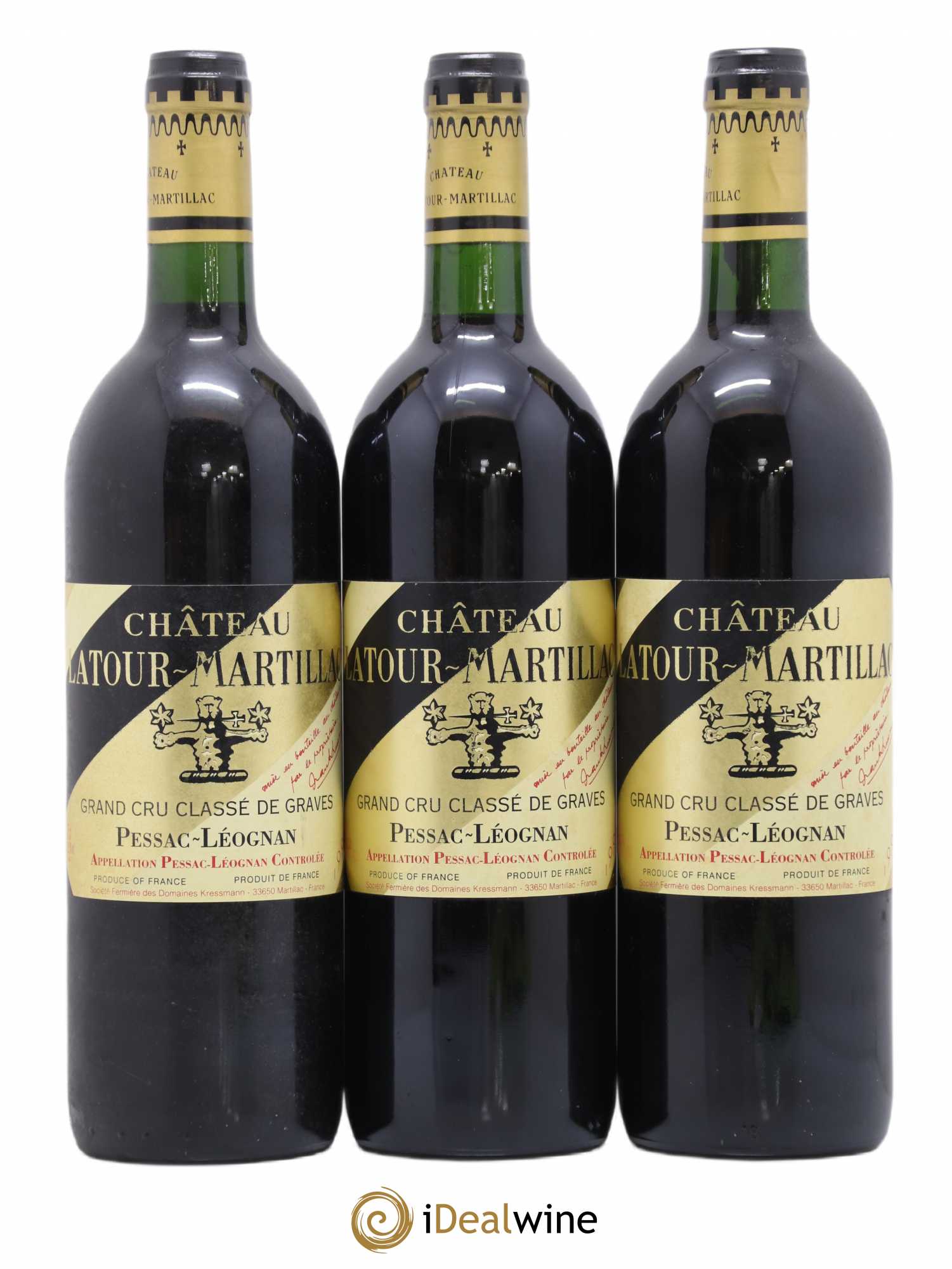 Château Latour-Martillac Cru Classé de Graves 1996 - Lot de 12 bouteilles - 3