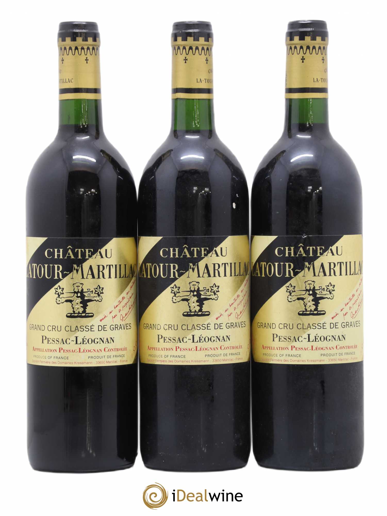 Château Latour-Martillac Cru Classé de Graves 1996 - Lot de 12 bouteilles - 4