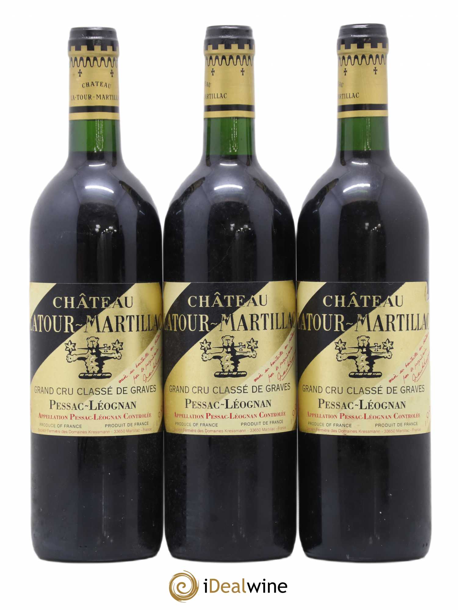 Château Latour-Martillac Cru Classé de Graves 1996 - Lot de 6 bouteilles - 2