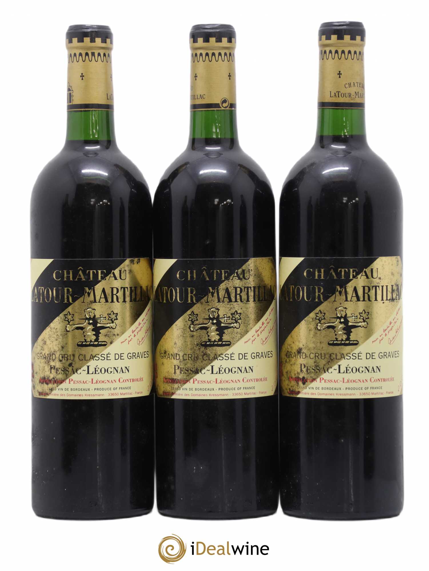 Château Latour-Martillac Cru Classé de Graves 2001 - Lot de 6 bouteilles - 1