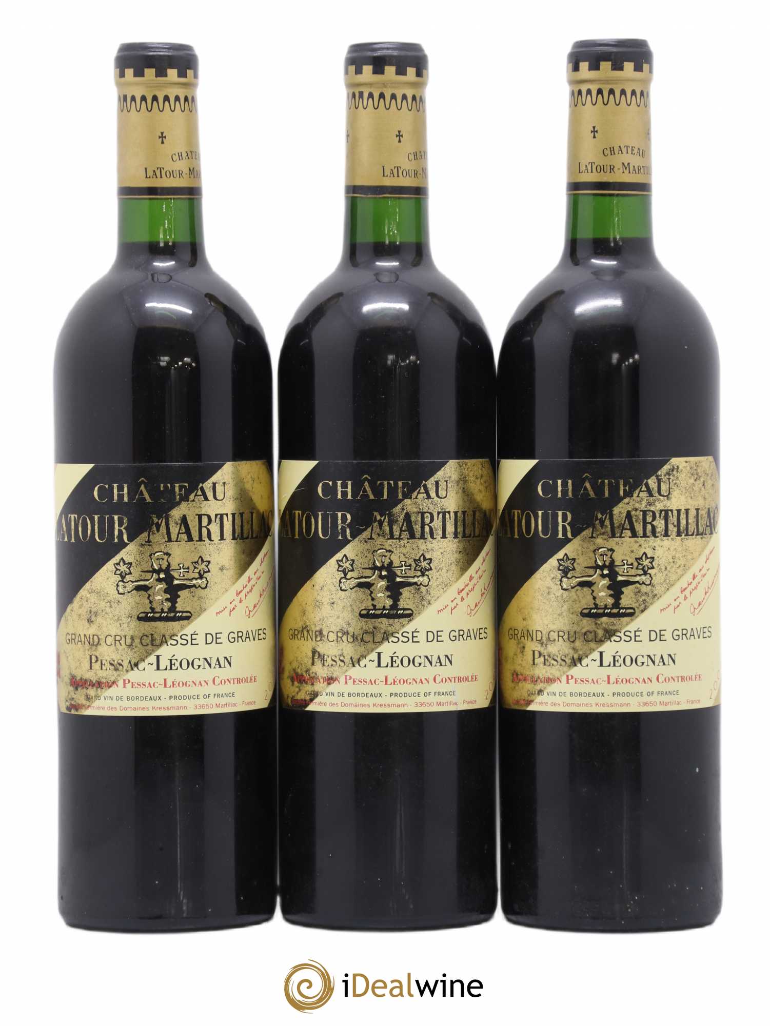 Château Latour-Martillac Cru Classé de Graves 2001 - Lot de 6 bouteilles - 2