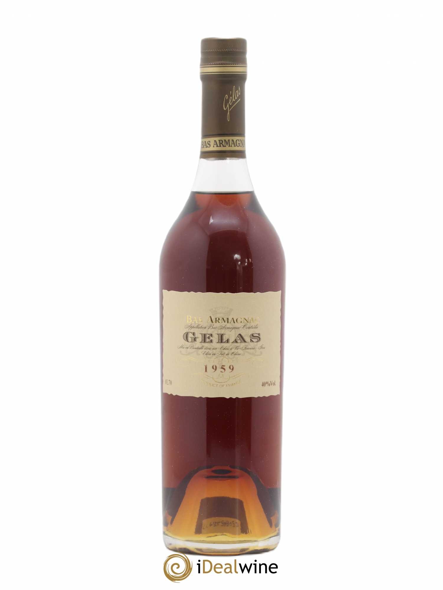 Bas-Armagnac Maison Gelas 1959 - Lot de 1 bouteille - 1