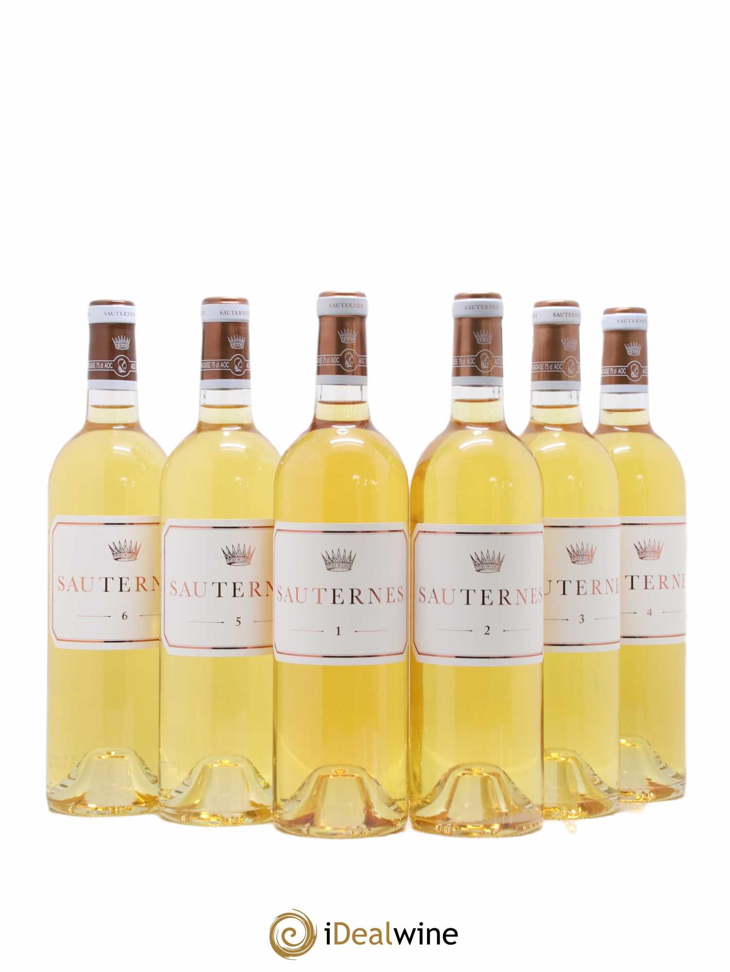 Assortiment Sauternes Numéro 1 à 6 - Lotto di 6 bottiglie - 0