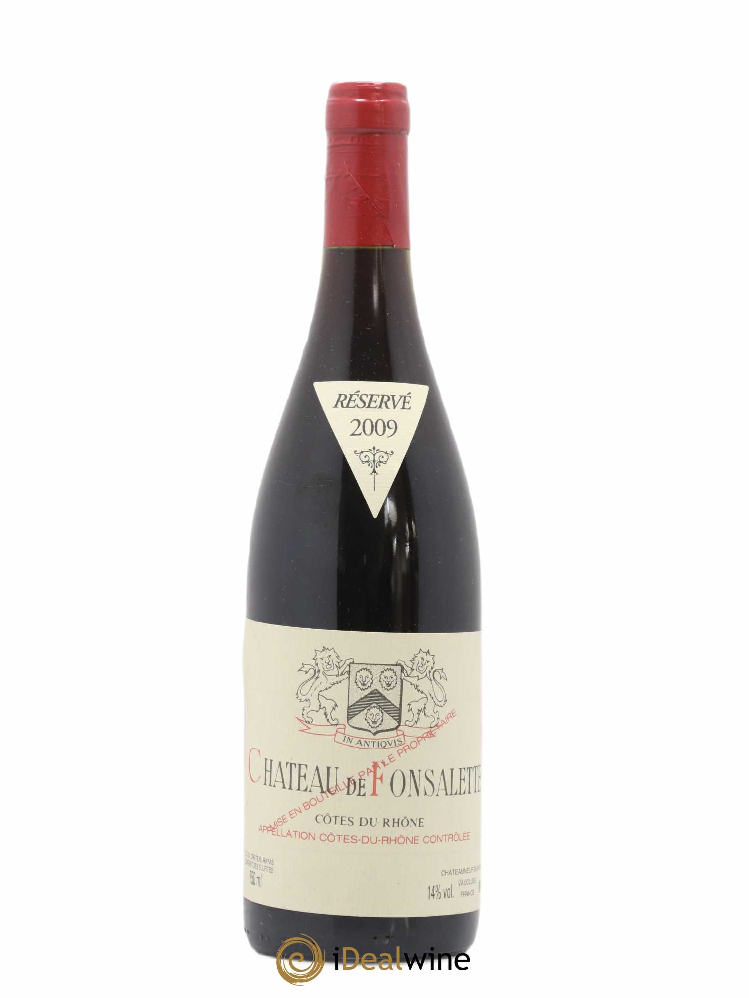 Côtes-du-Rhône Château de Fonsalette Emmanuel Reynaud 2009 - Lot de 1 bouteille - 0