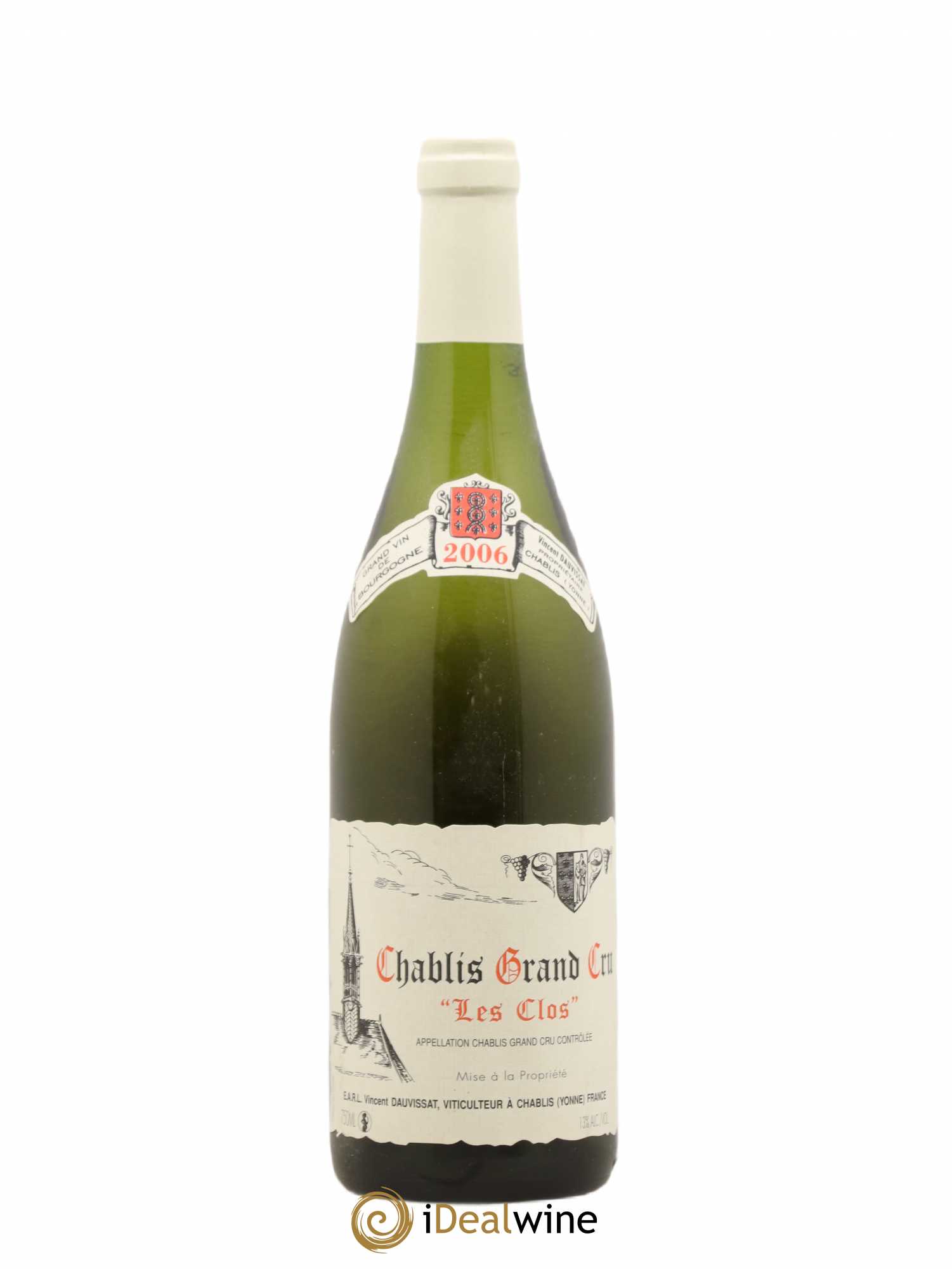 Chablis Grand Cru Les Clos Vincent Dauvissat (Domaine) 2006 - Lot de 1 bouteille - 0