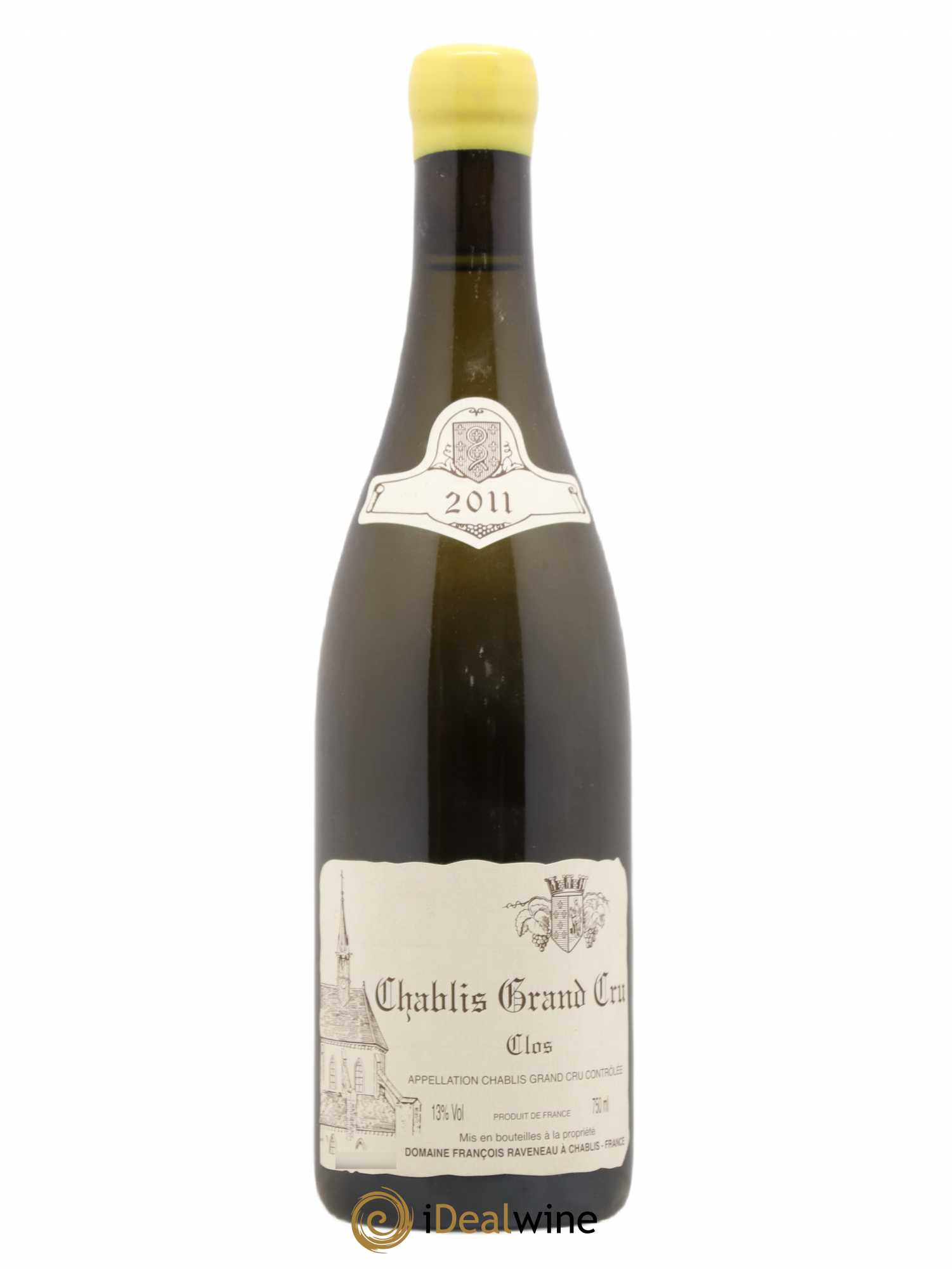 Chablis Grand Cru Clos Raveneau (Domaine) 2011 - Lot de 1 bouteille - 0
