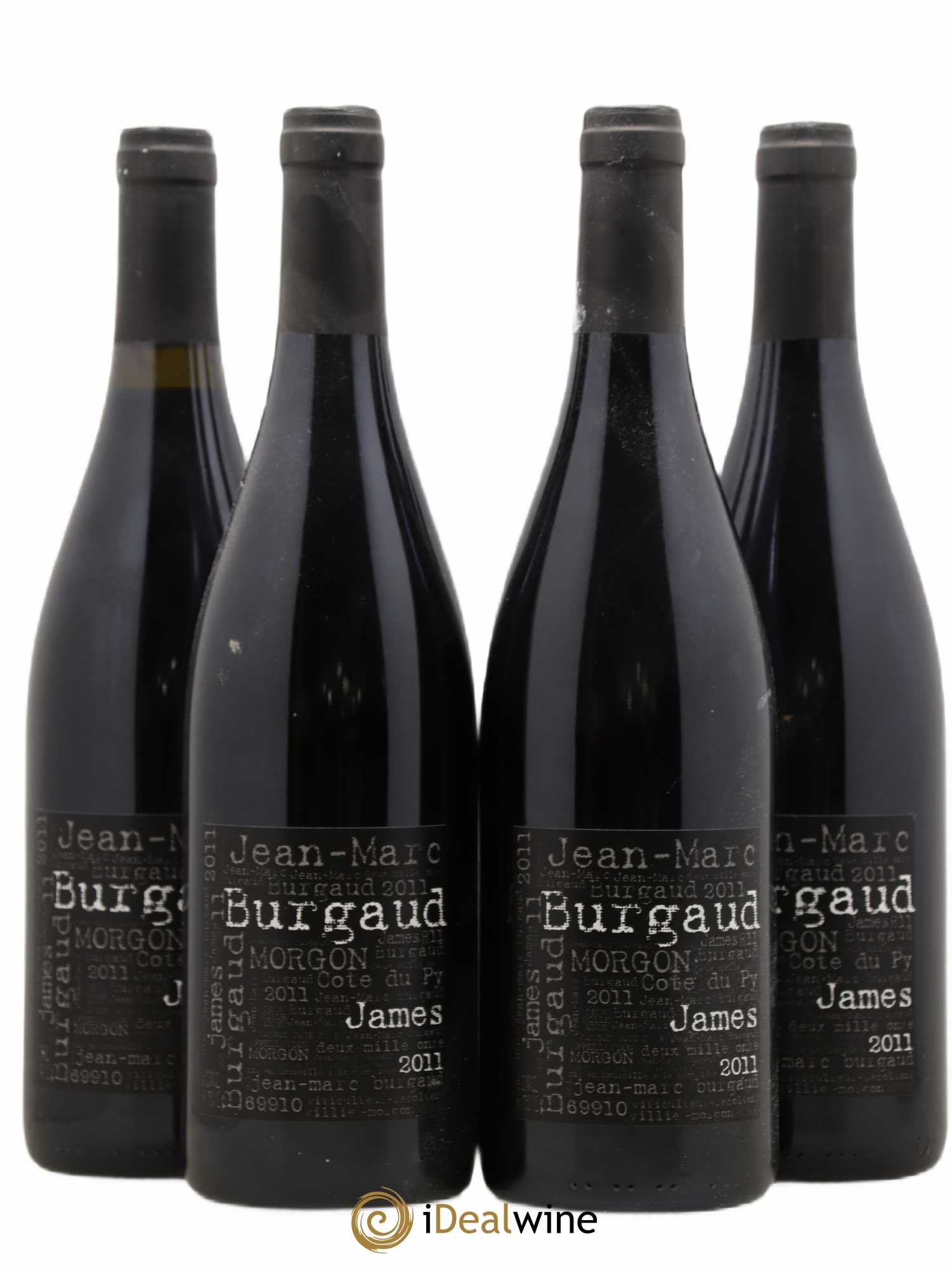 Morgon Côte du Py James Jean-Marc Burgaud (Domaine) 2011 - Lot de 4 bouteilles - 0