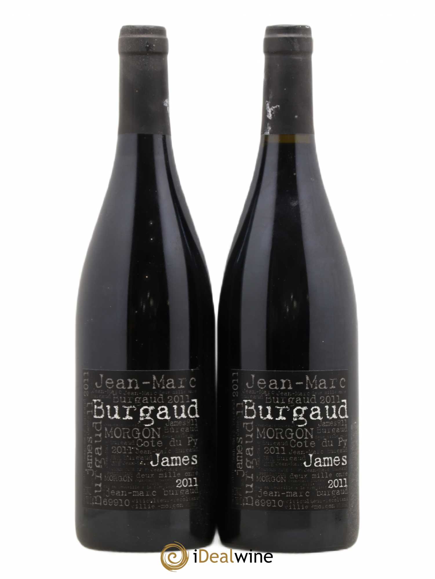 Morgon Côte du Py James Jean-Marc Burgaud (Domaine) 2011 - Lot de 2 bouteilles - 0