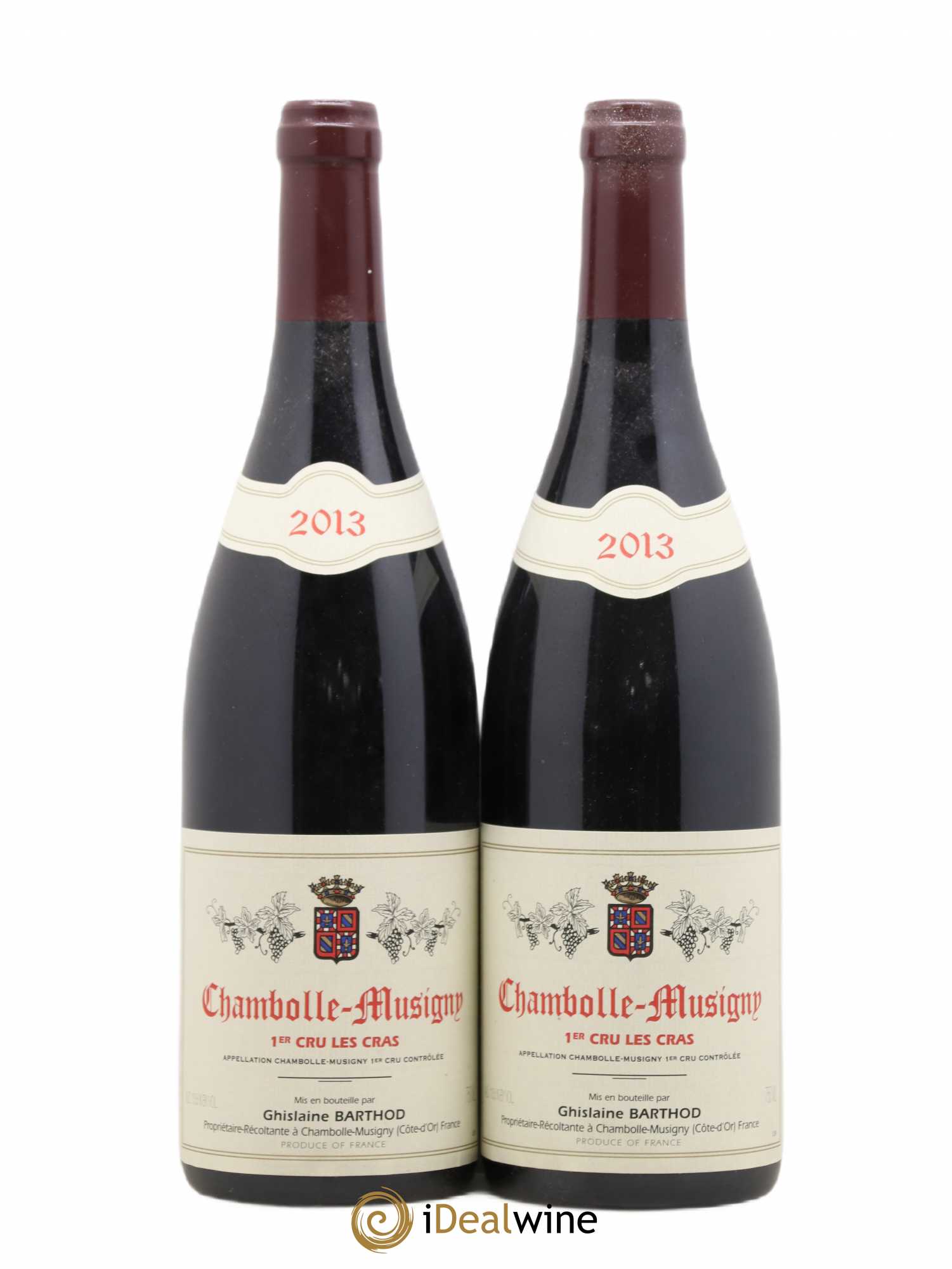 Chambolle-Musigny 1er Cru Les Cras Ghislaine Barthod 2013 - Lot de 2 bouteilles - 0