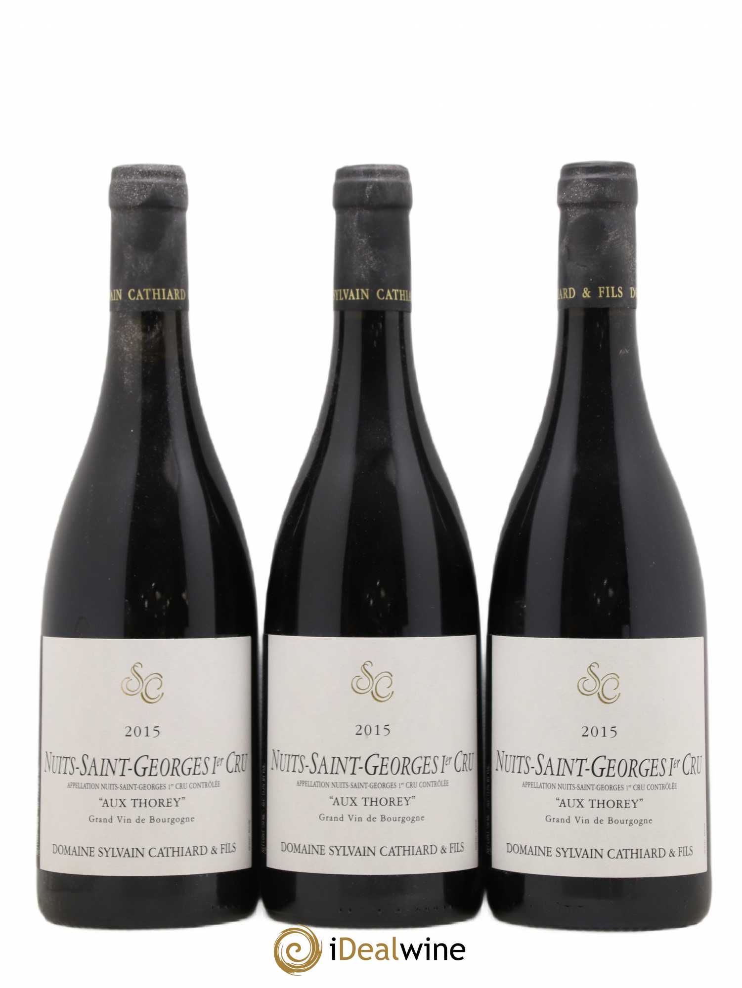 Nuits-Saint-Georges 1er Cru Aux Thorey Sylvain Cathiard & Fils 2015 - Lotto di 3 bottiglie - 0