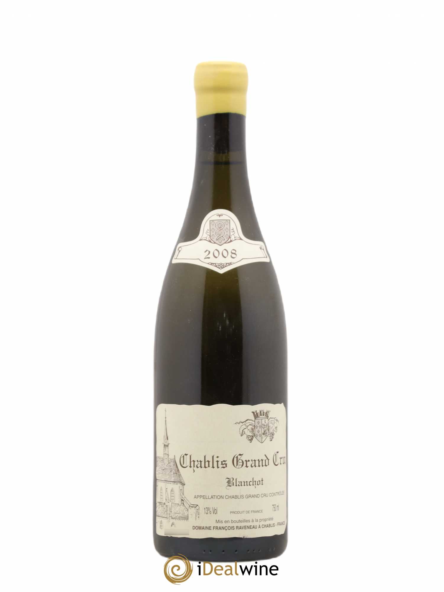 Chablis Grand Cru Blanchot Raveneau (Domaine) 2008 - Lot de 1 bouteille - 0